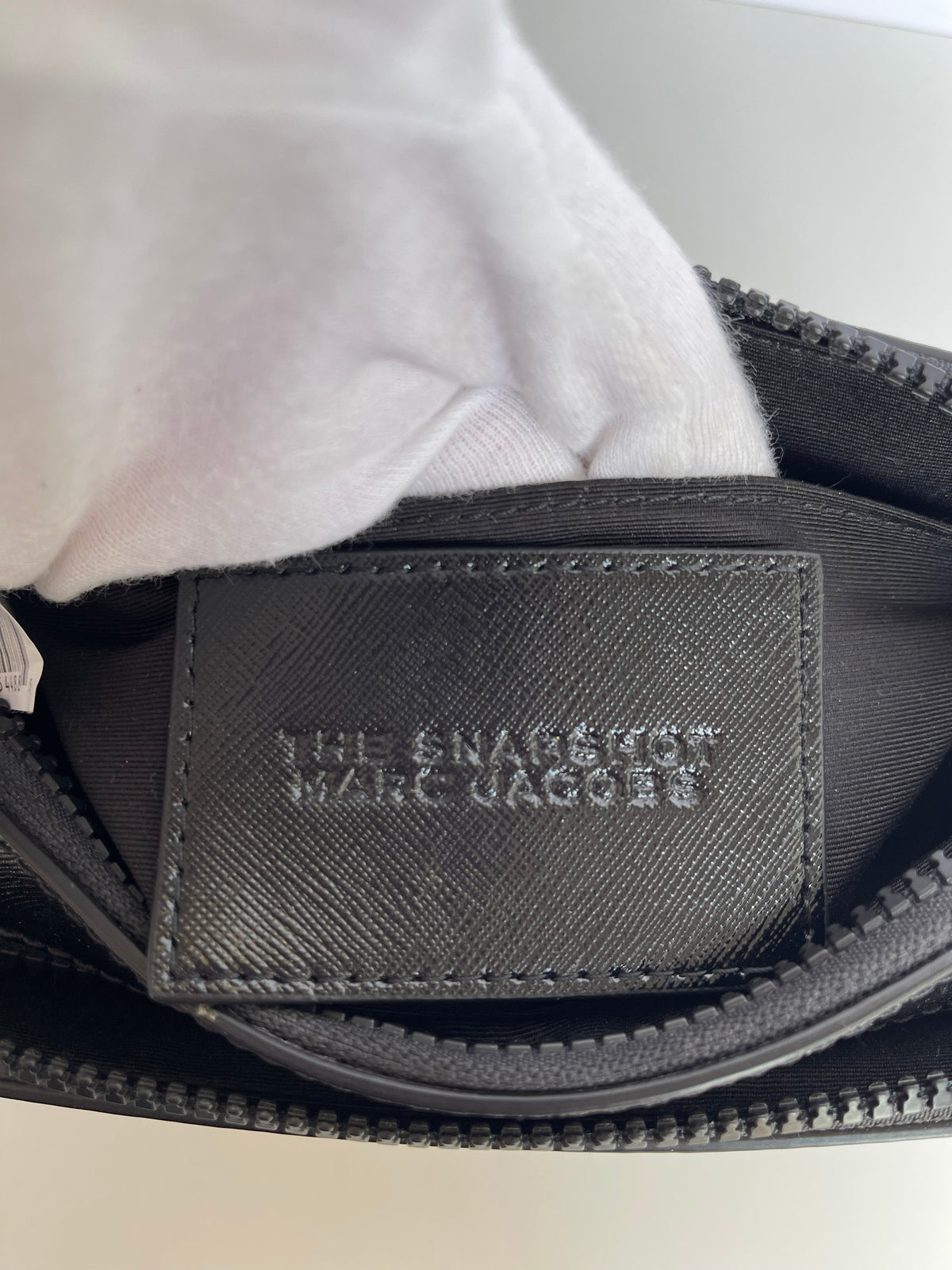 Marc Jacobs Snapshot Black Leather Crossbody Bag