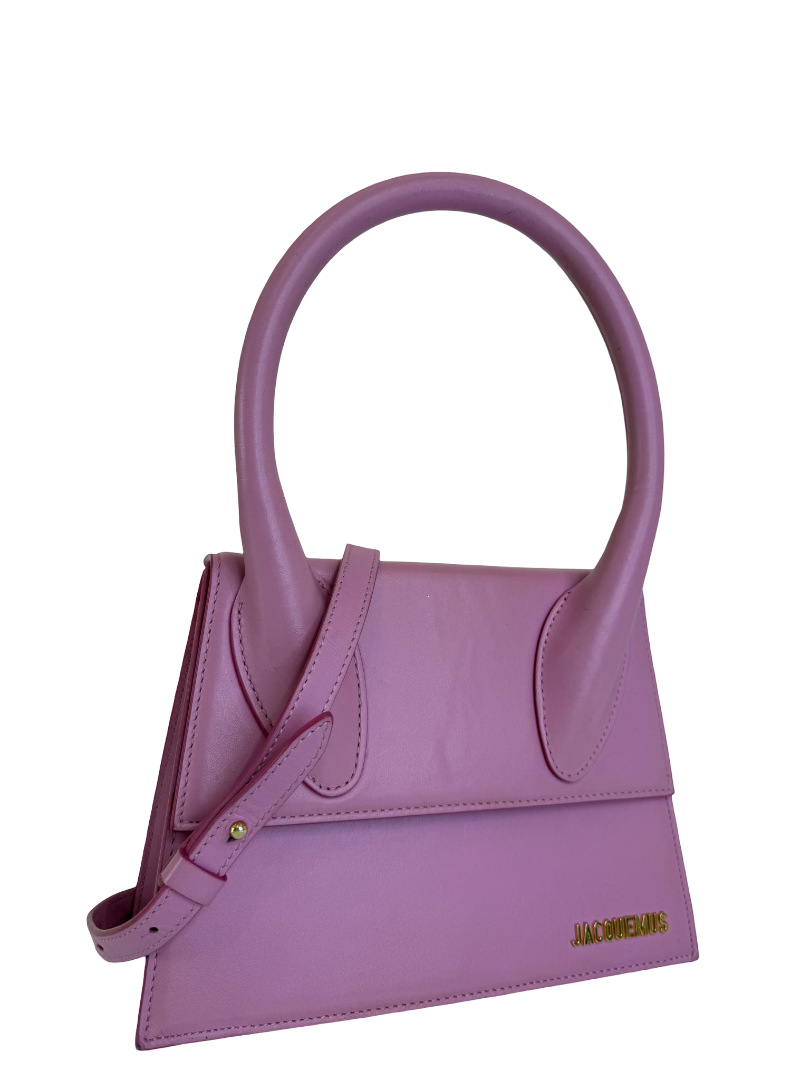 Jacquemus Le Grand Chiquito Light Pink Leather Handbag