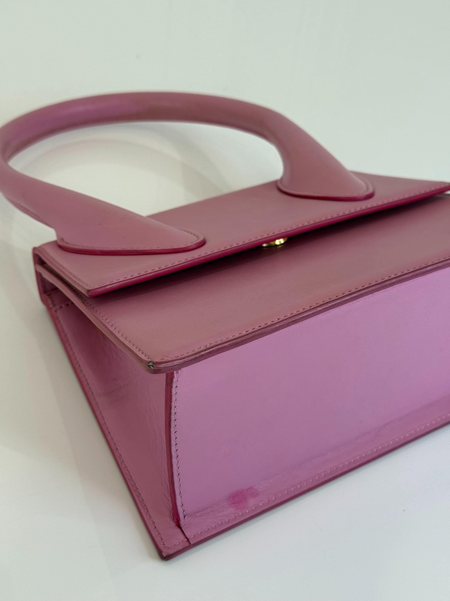 Jacquemus Le Grand Chiquito Light Pink Leather Handbag