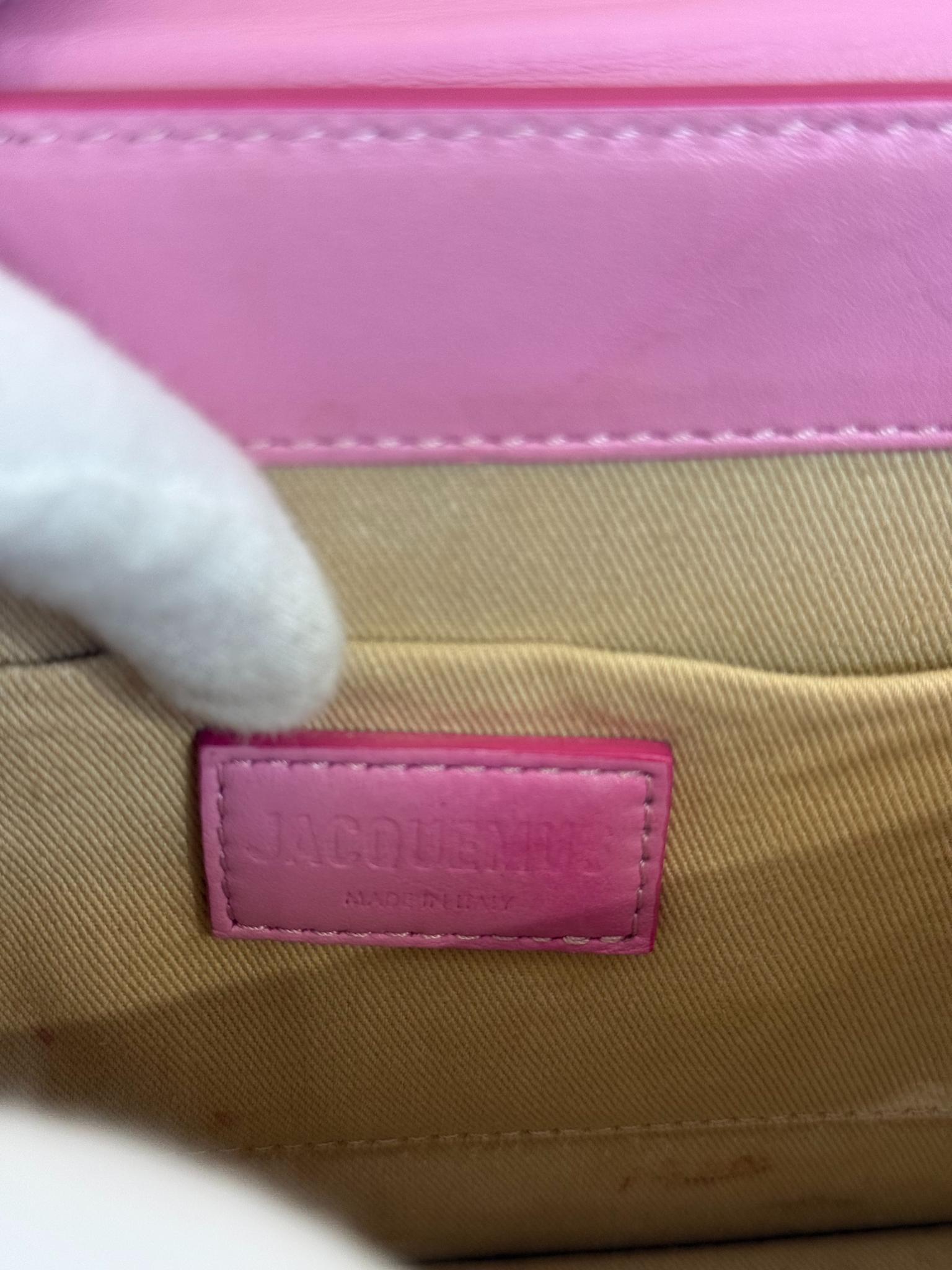 Jacquemus Le Grand Chiquito Light Pink Leather Handbag