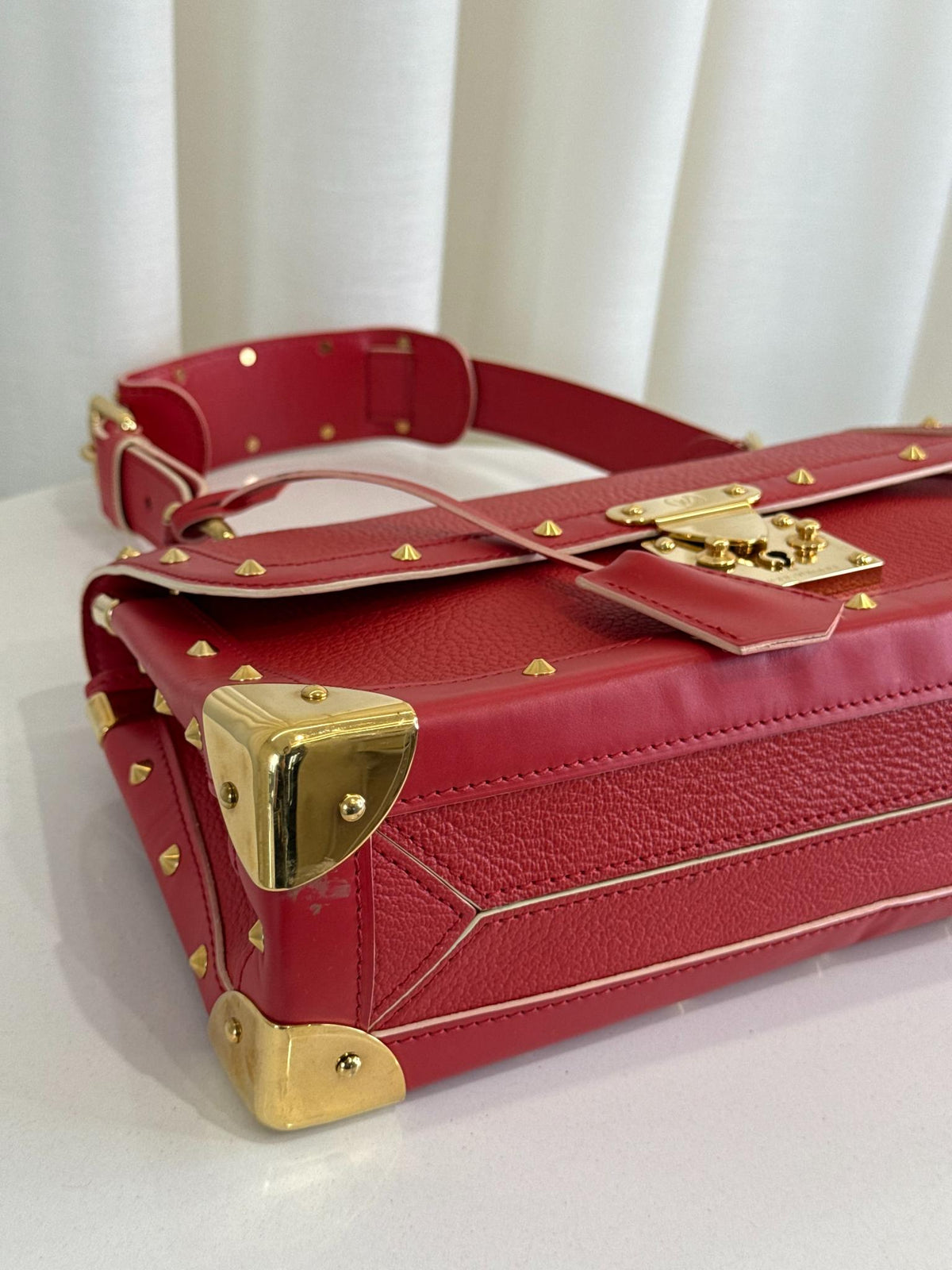 Louis Vuitton Geranium Suhali Leather Le Talentueux Bag