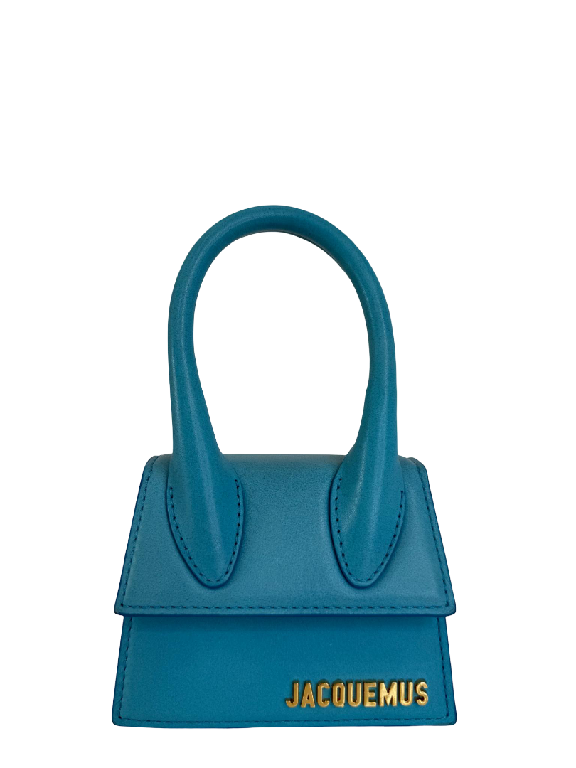 Jacquemus Le Chiquito Mini Turquoise Leather Bag