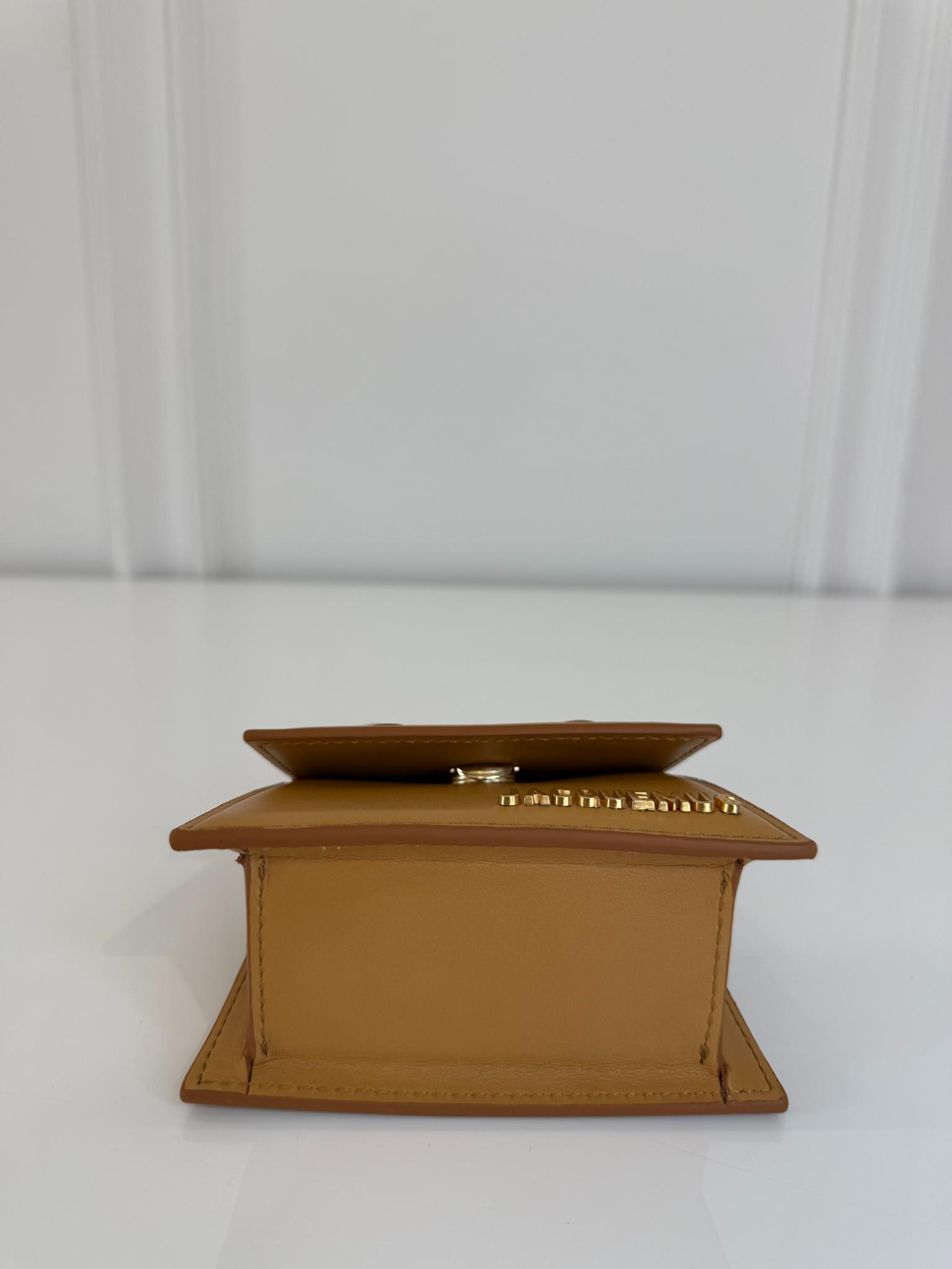 Jacquemus Le Chiquito Mini Camel Leather Bag