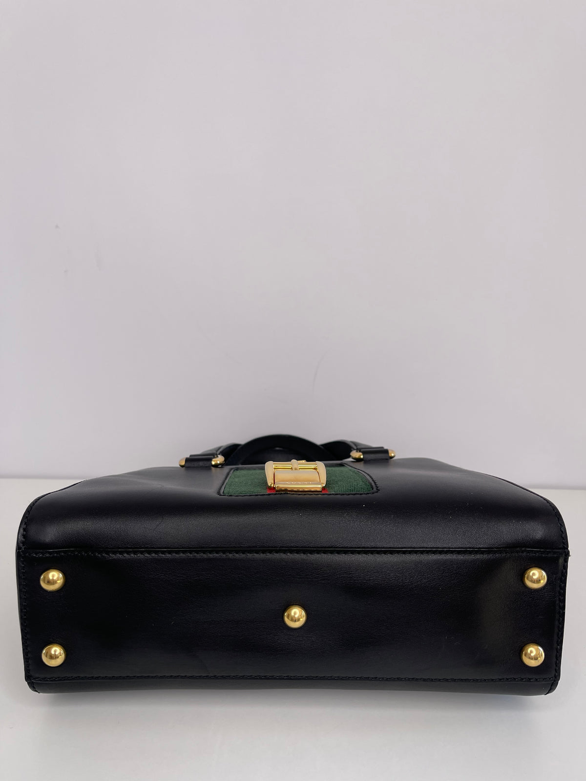 Gucci Black Sylvie Web Satchel
