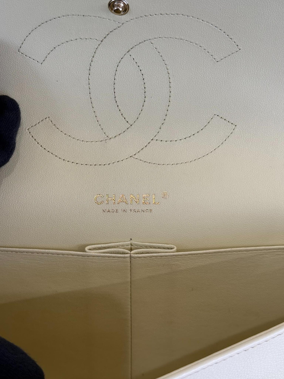 Chanel Classic Jumbo Double Flap Caviar Quilted Light Lemon Yellow