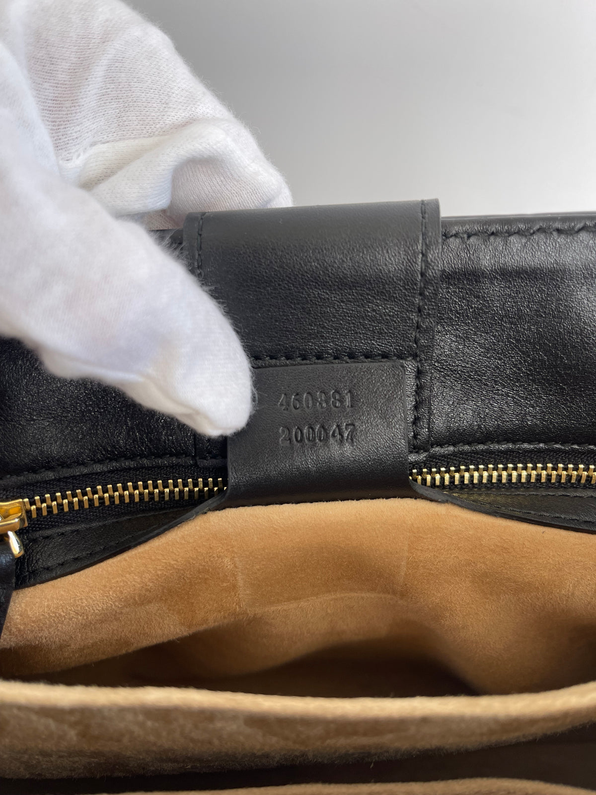 Gucci Black Sylvie Web Satchel