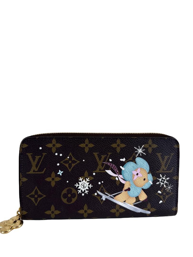 Louis Vuitton x Vivienne Winter Holiday Zippy Wallet Monogram/Azur Frost