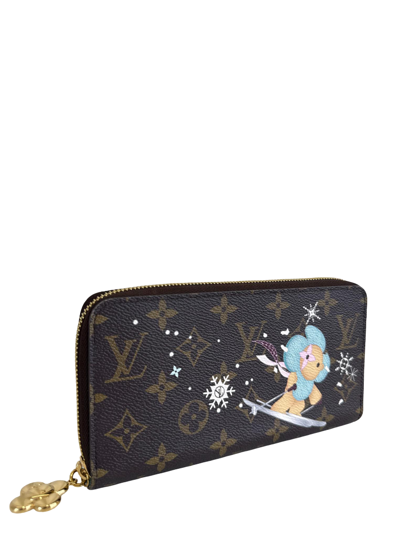 Louis Vuitton x Vivienne Winter Holiday Zippy Wallet Monogram/Azur Frost