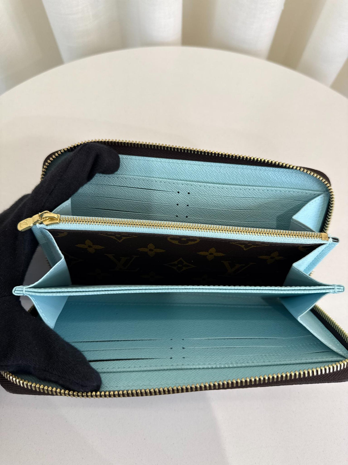 Louis Vuitton x Vivienne Winter Holiday Zippy Wallet Monogram/Azur Frost