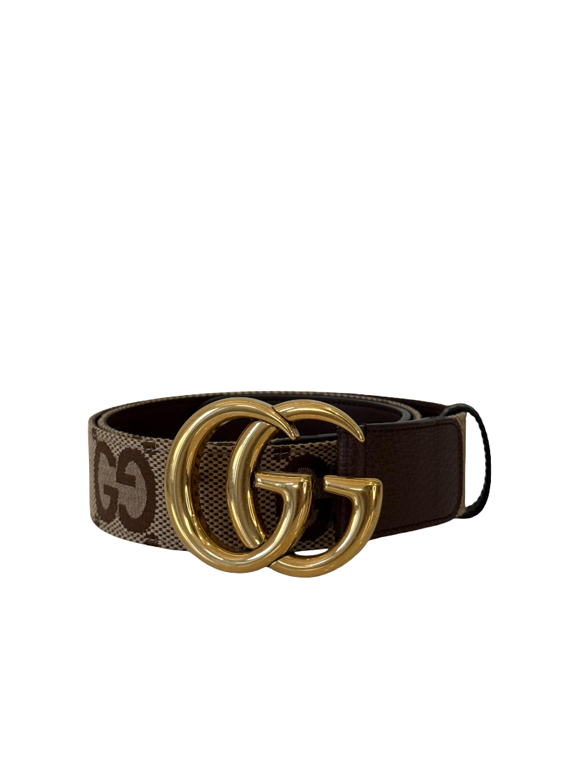 Gucci Jumbo GG Canvas GG Marmont Belt