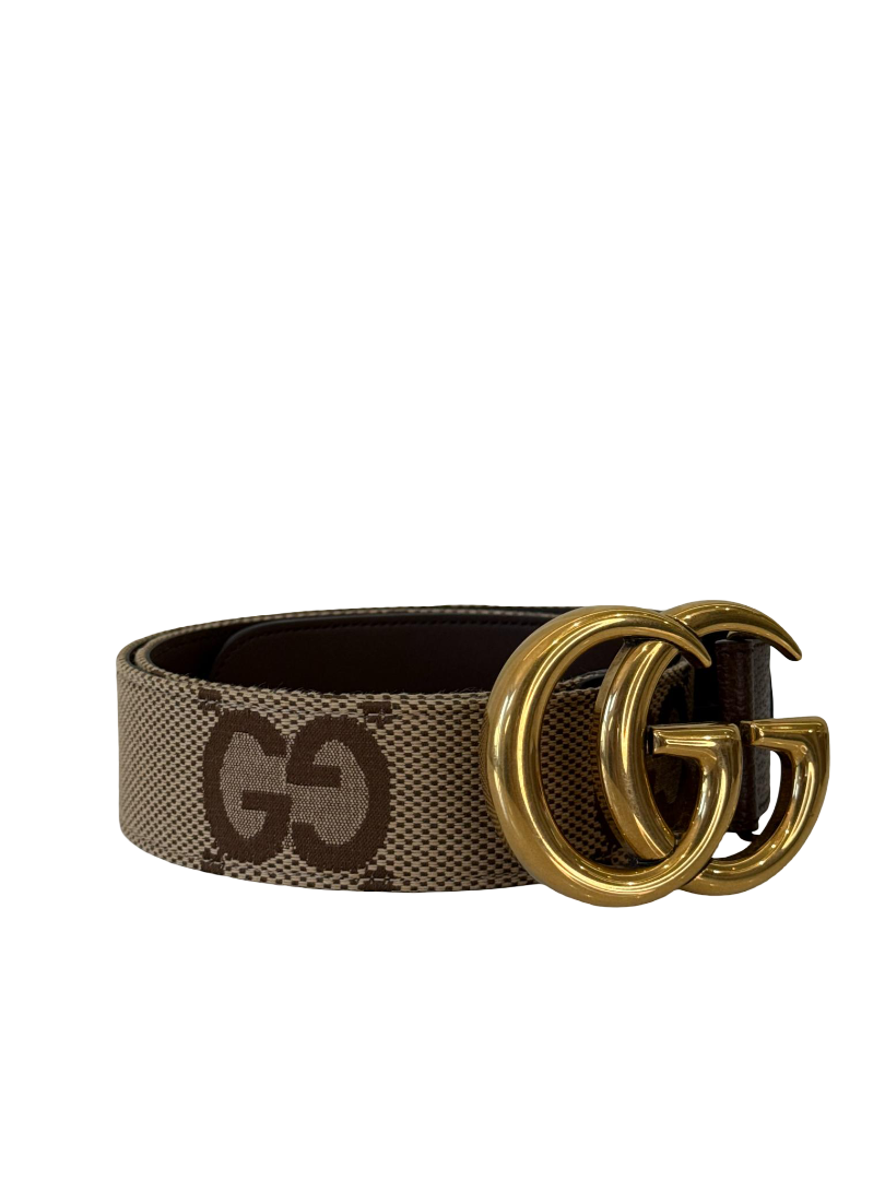 Gucci Jumbo GG Canvas GG Marmont Belt