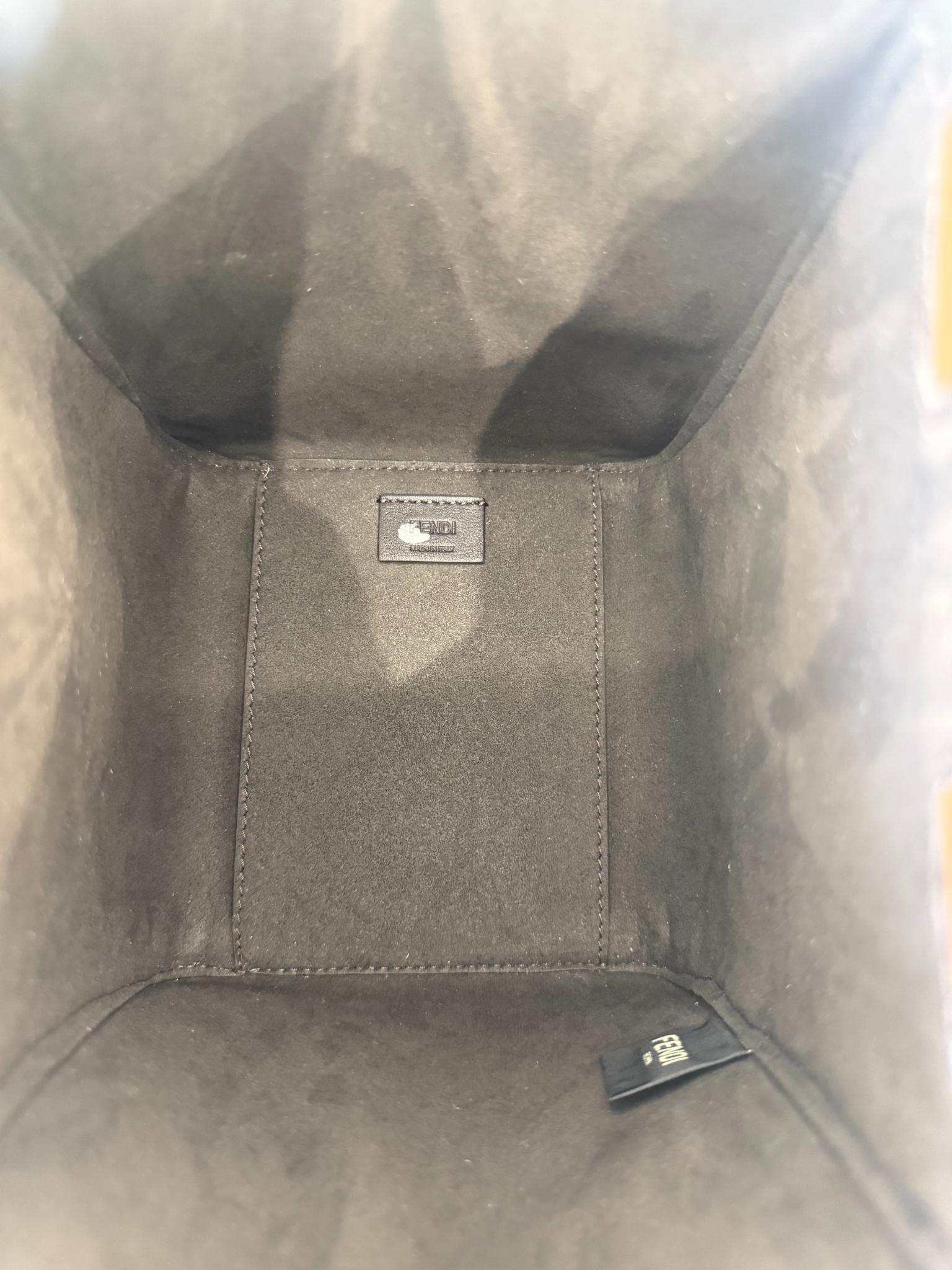 Fendi Origami Mini Raffia Shoulder Bag
