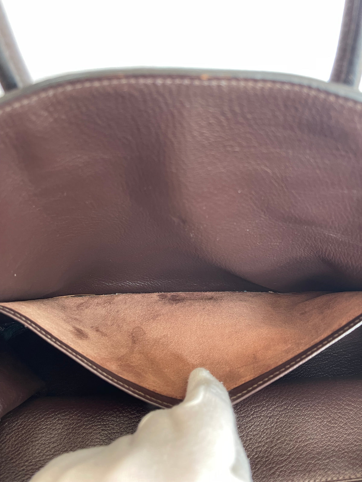 Hermès Birkin 35 Chocolate Clemence Palladium Hardware