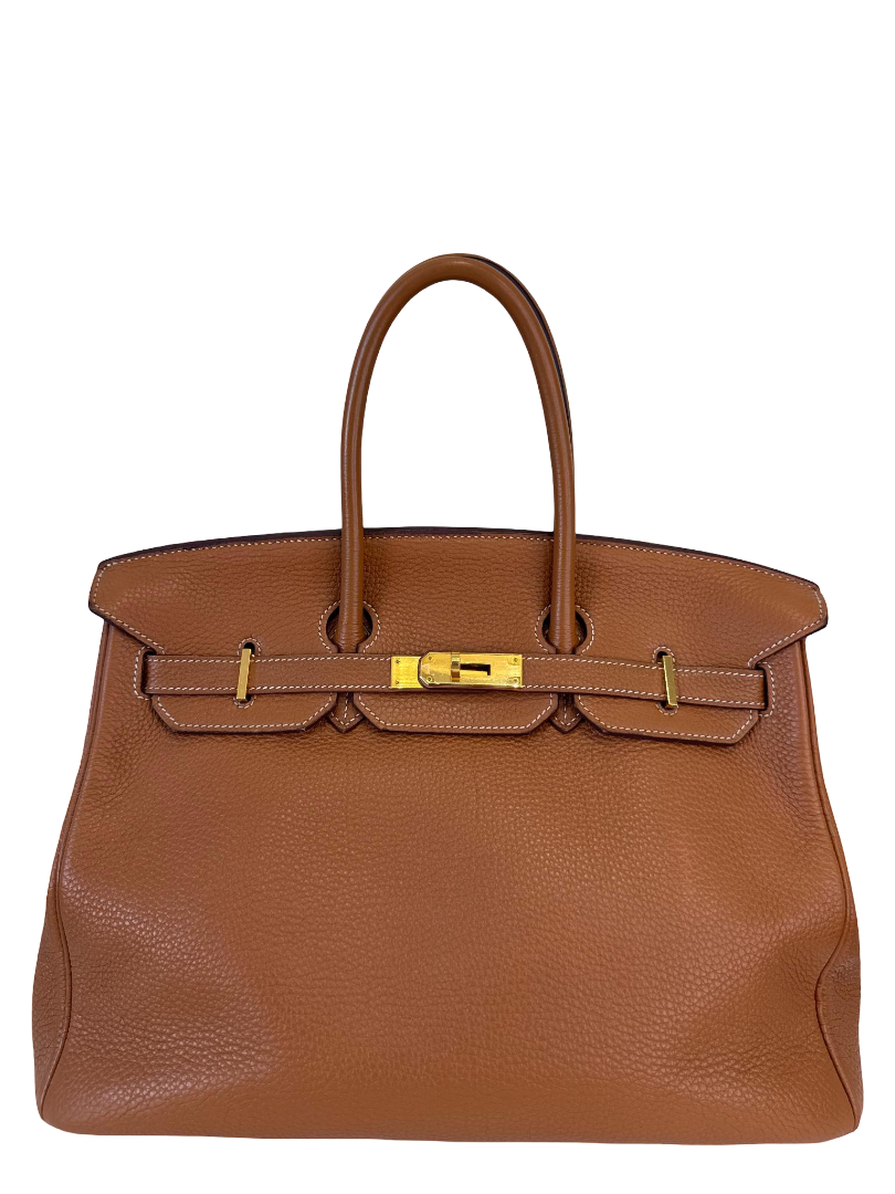 Hermès Birkin 35 Gold Togo Leather GHW