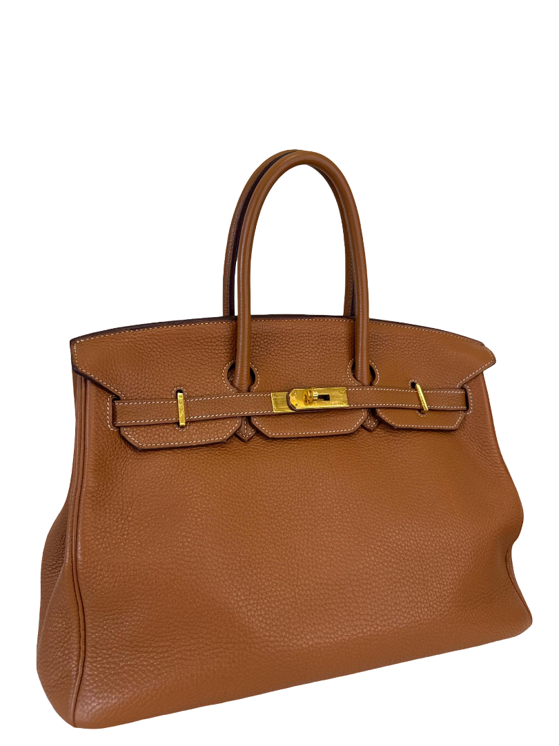 Hermès Birkin 35 Gold Togo Leather GHW