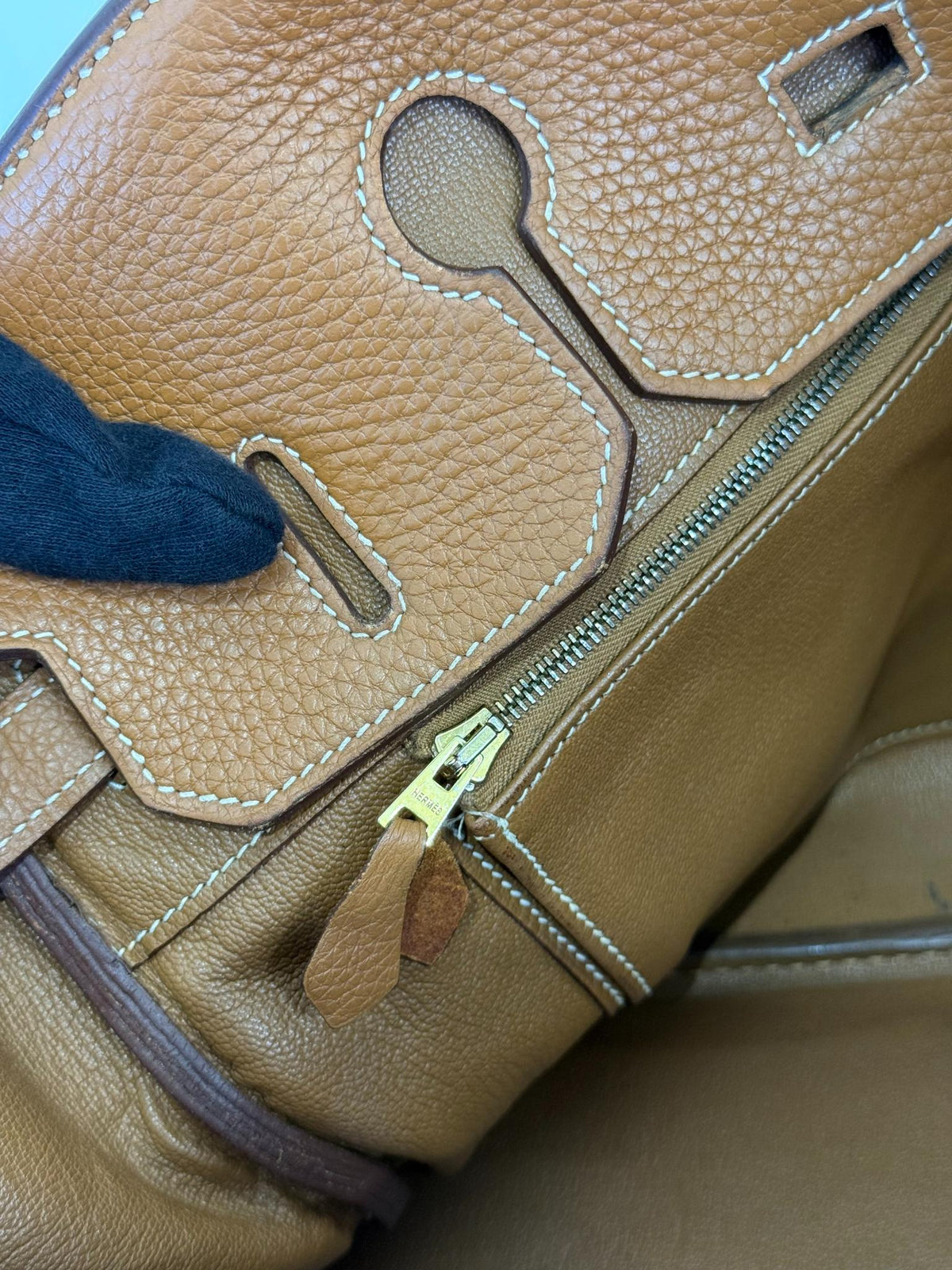 Hermès Birkin 35 Gold Togo Leather GHW
