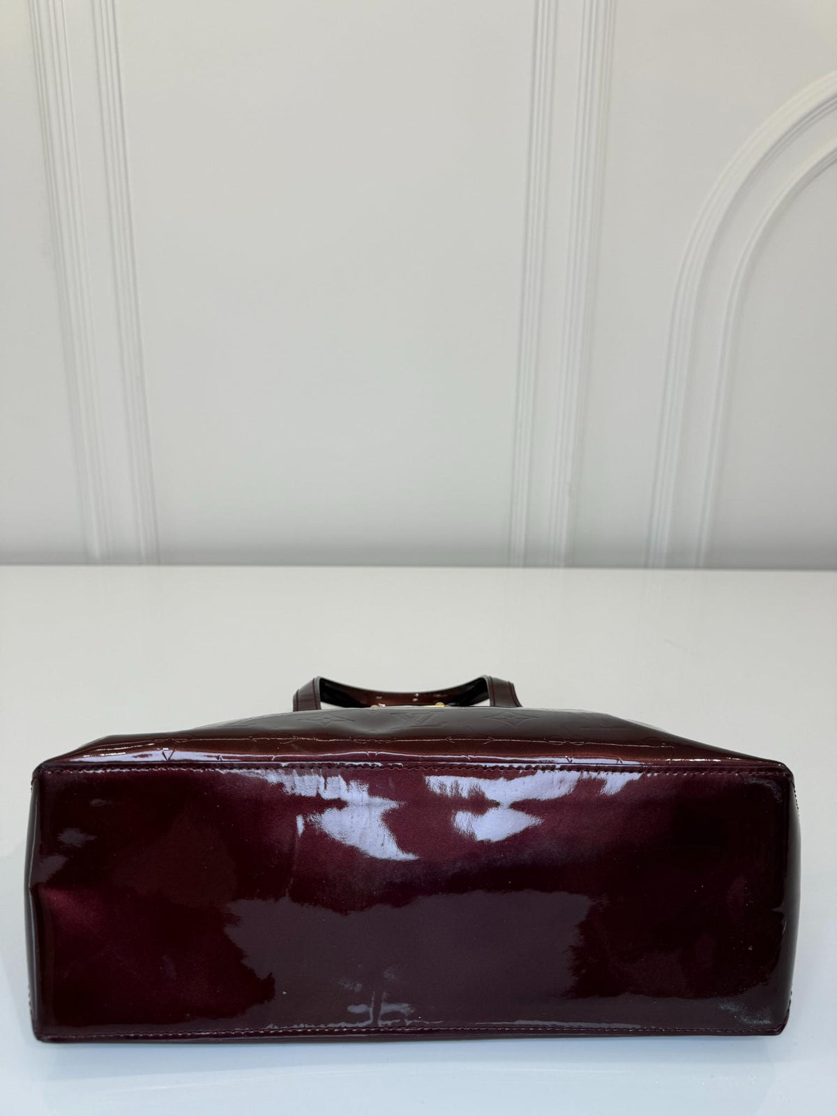 Louis Vuitton Wilshire PM Amarante Monogram Vernis Bag