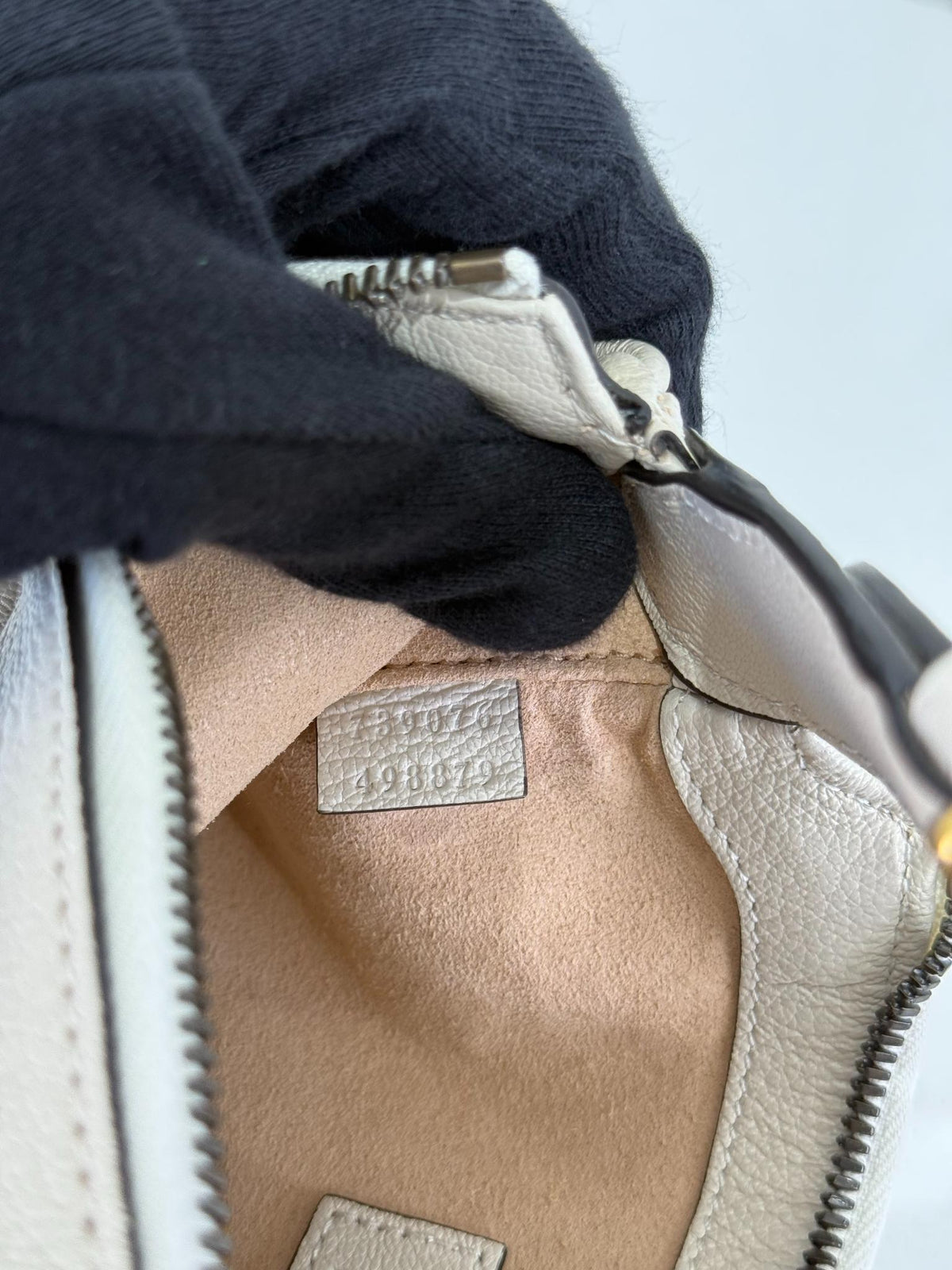 Gucci Aphrodite Mini Shoulder Bag White Soft Leather