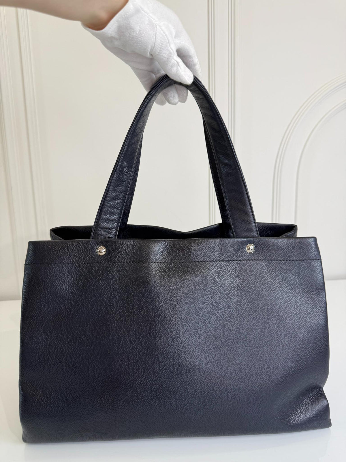 Chanel Ultimate Executive Tote Caviar Large Navy