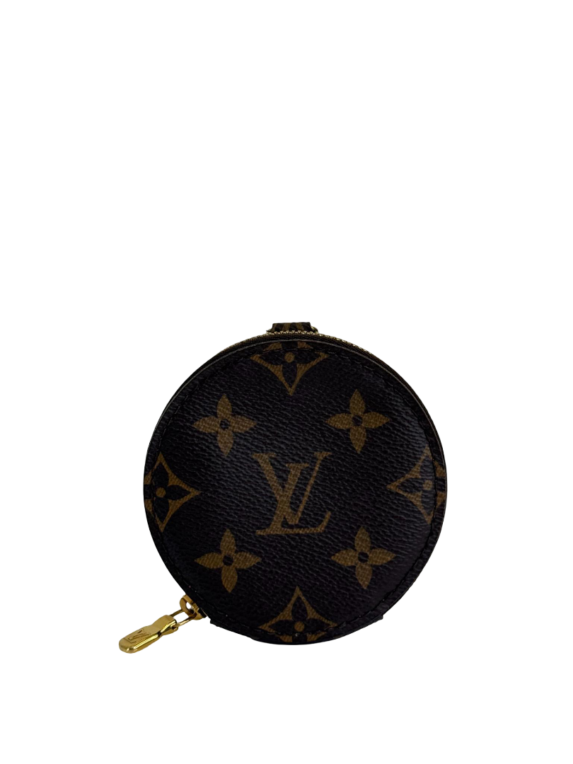 Louis Vuitton Round Coin Purse Monogram Canvas