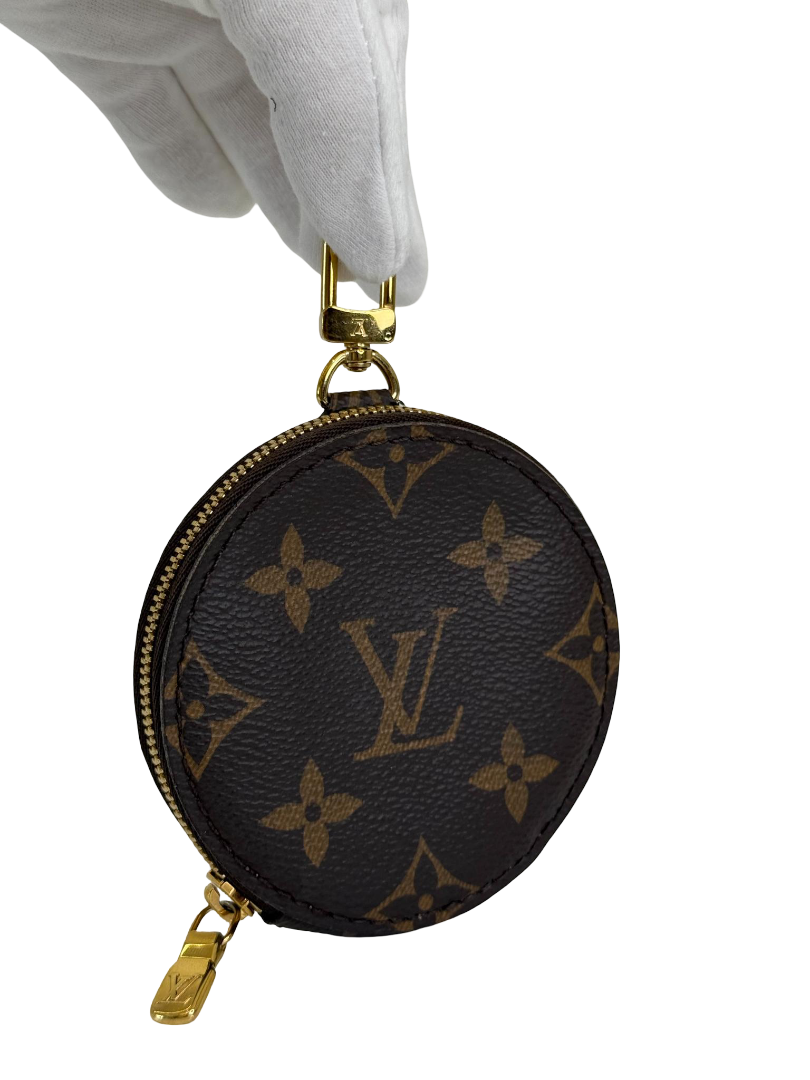 Louis Vuitton Round Coin Purse Monogram Canvas