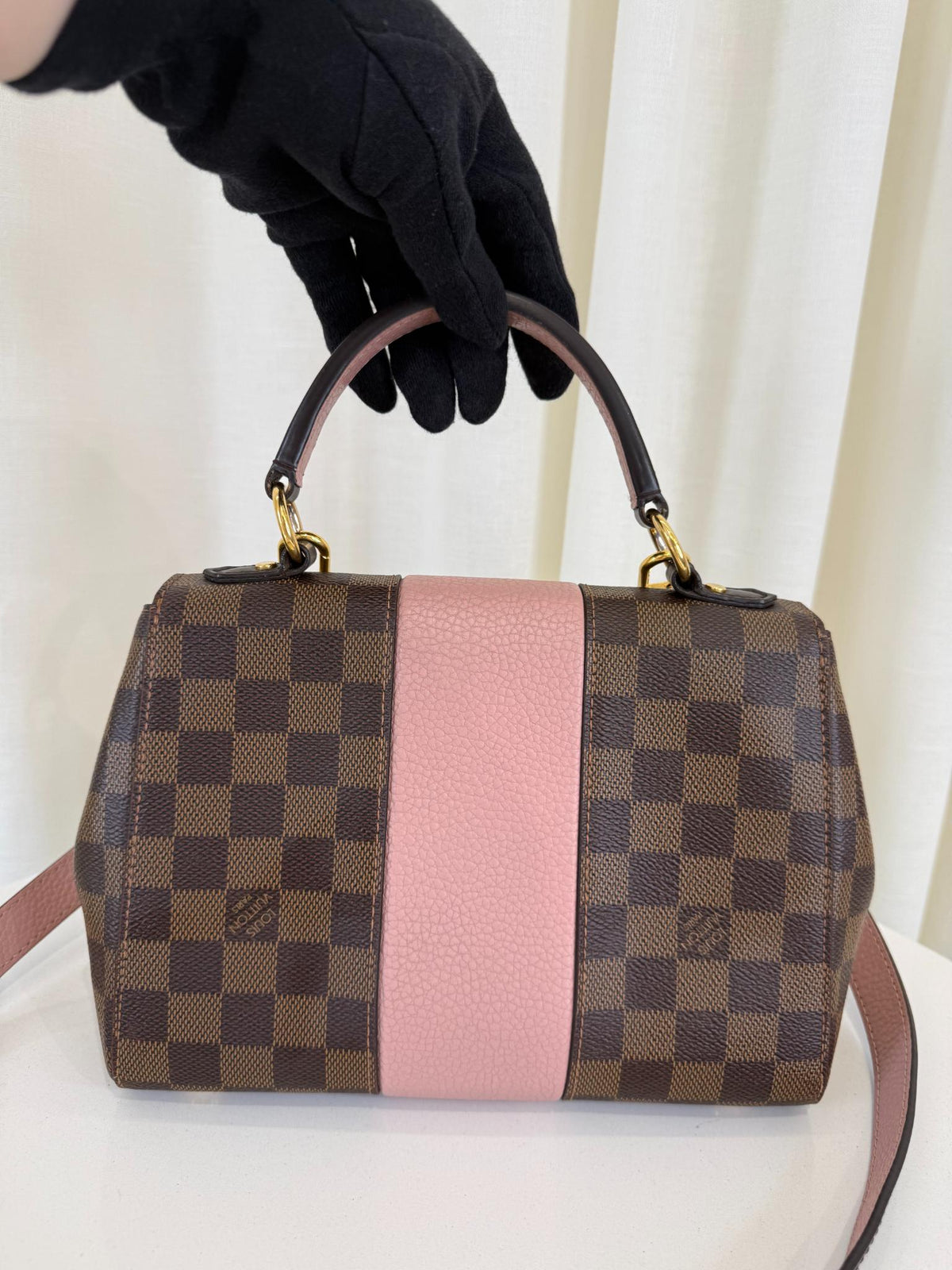 Louis Vuitton Bond Street BB Magnolia Damier Ebene Canvas
