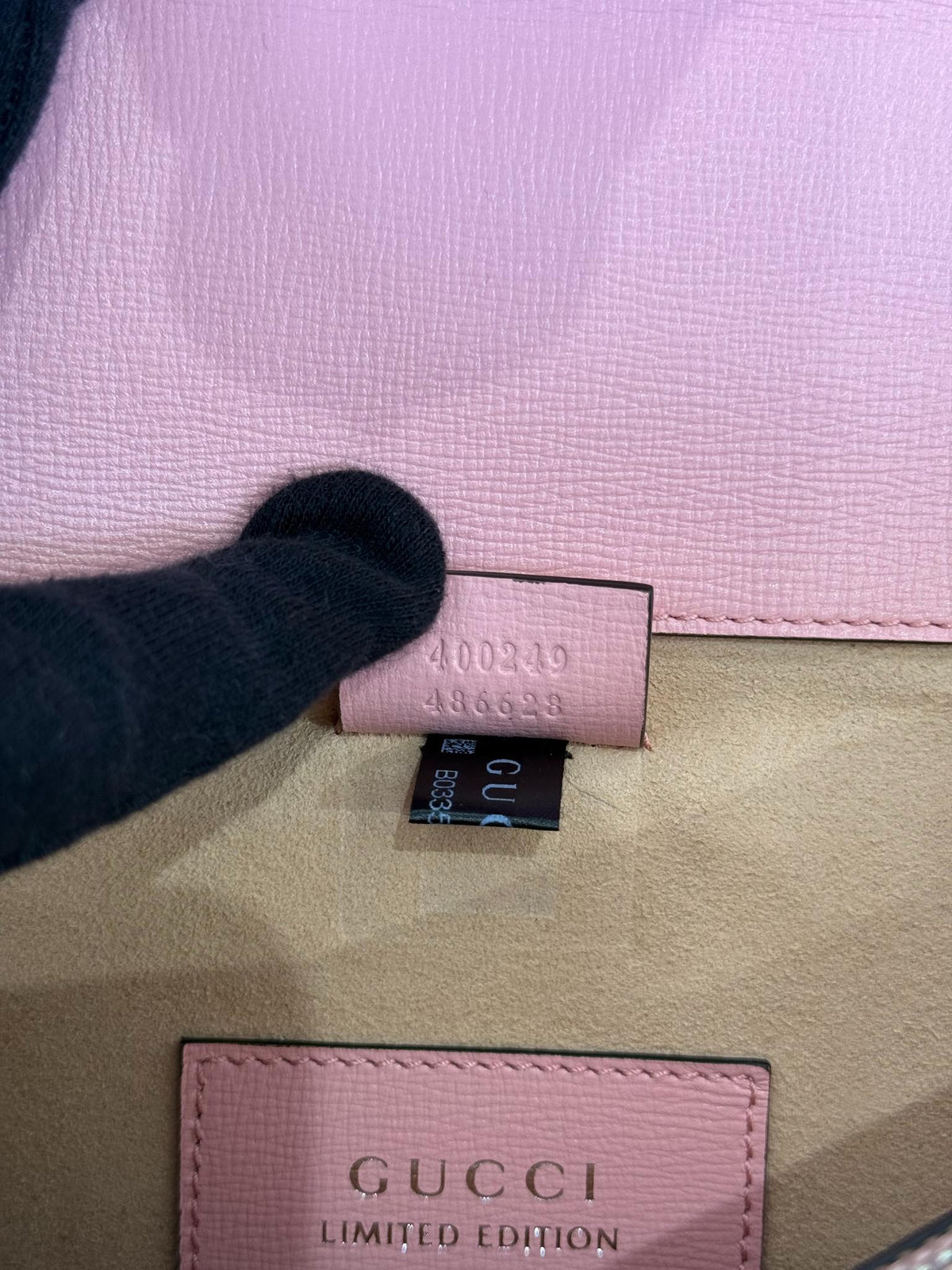 Gucci Limited Edition Pink/Blue Leather/Python Small Dionysus Shoulder Bag