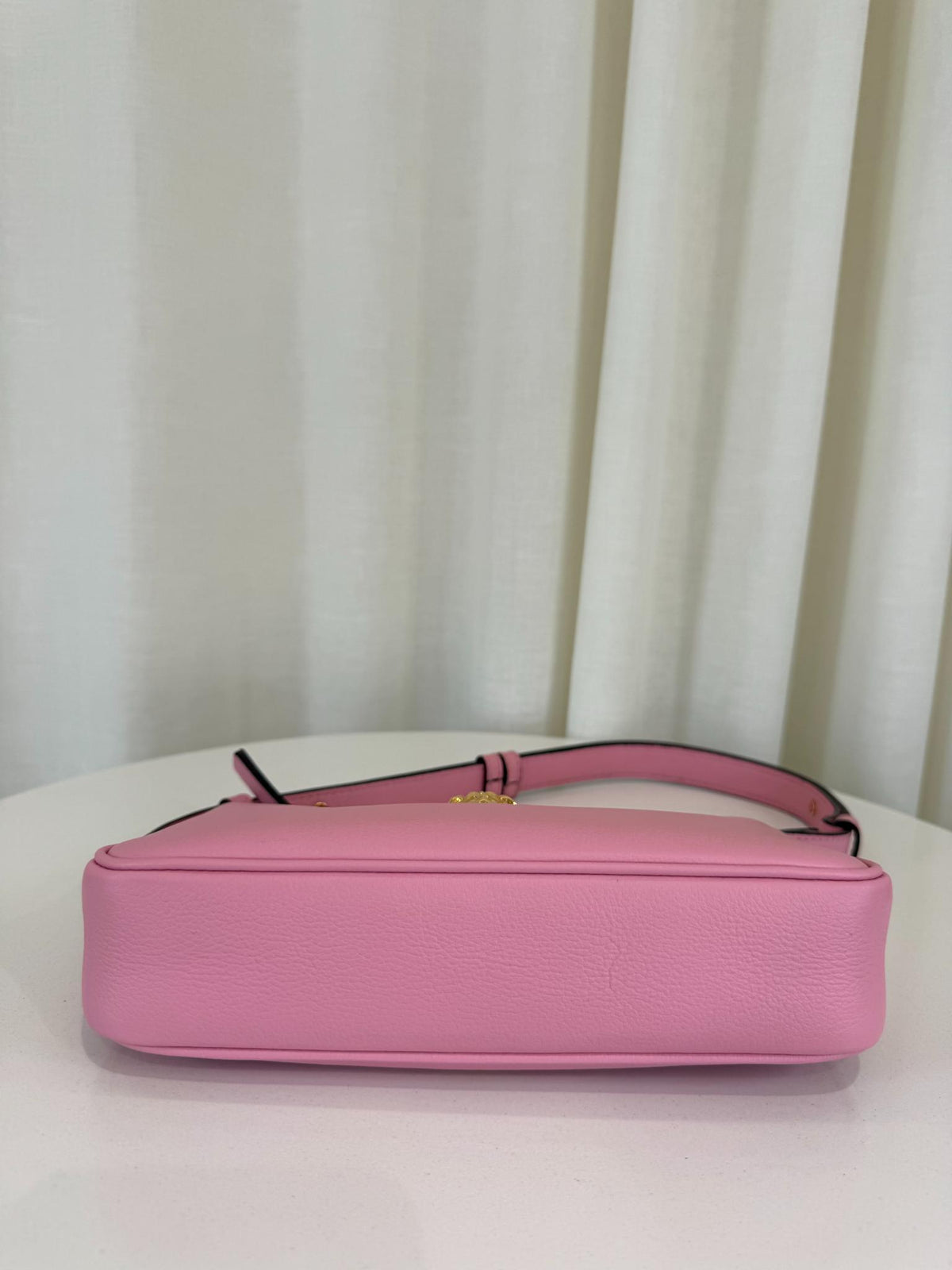 Versace La Medusa Pink Leather Small Pochette