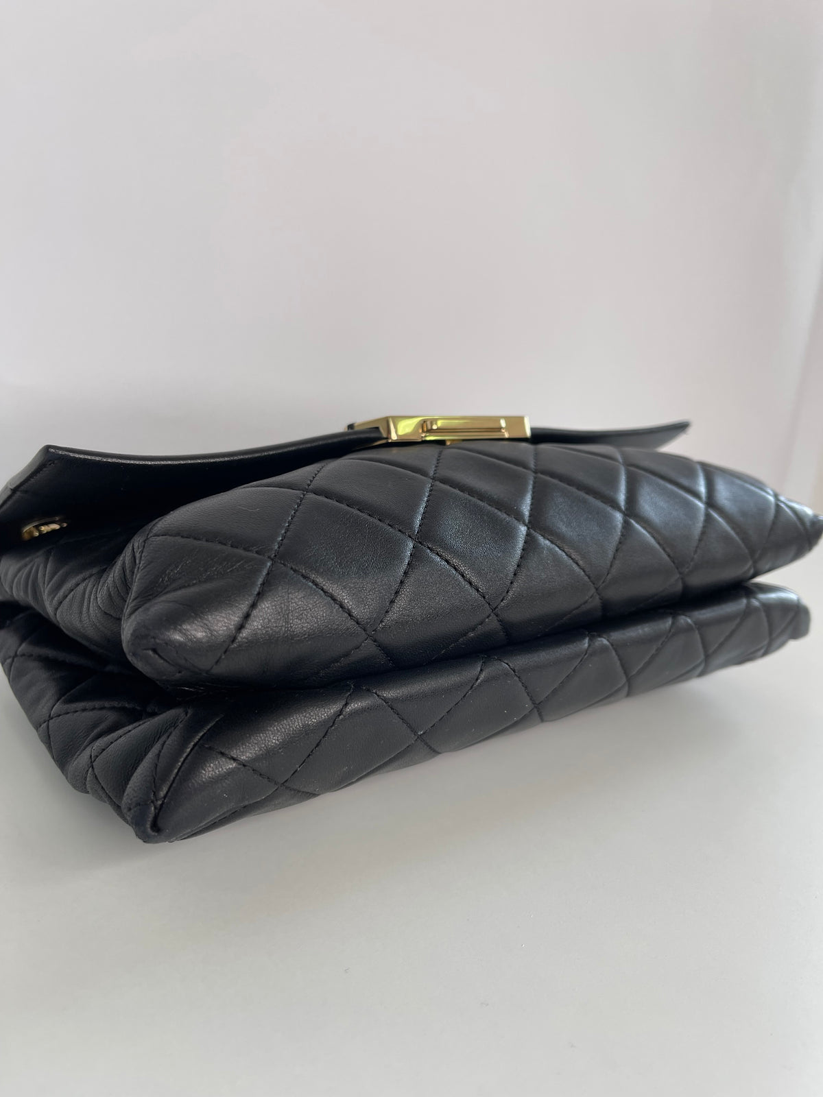 Chanel Retro Label Quilted Shoulder Bag