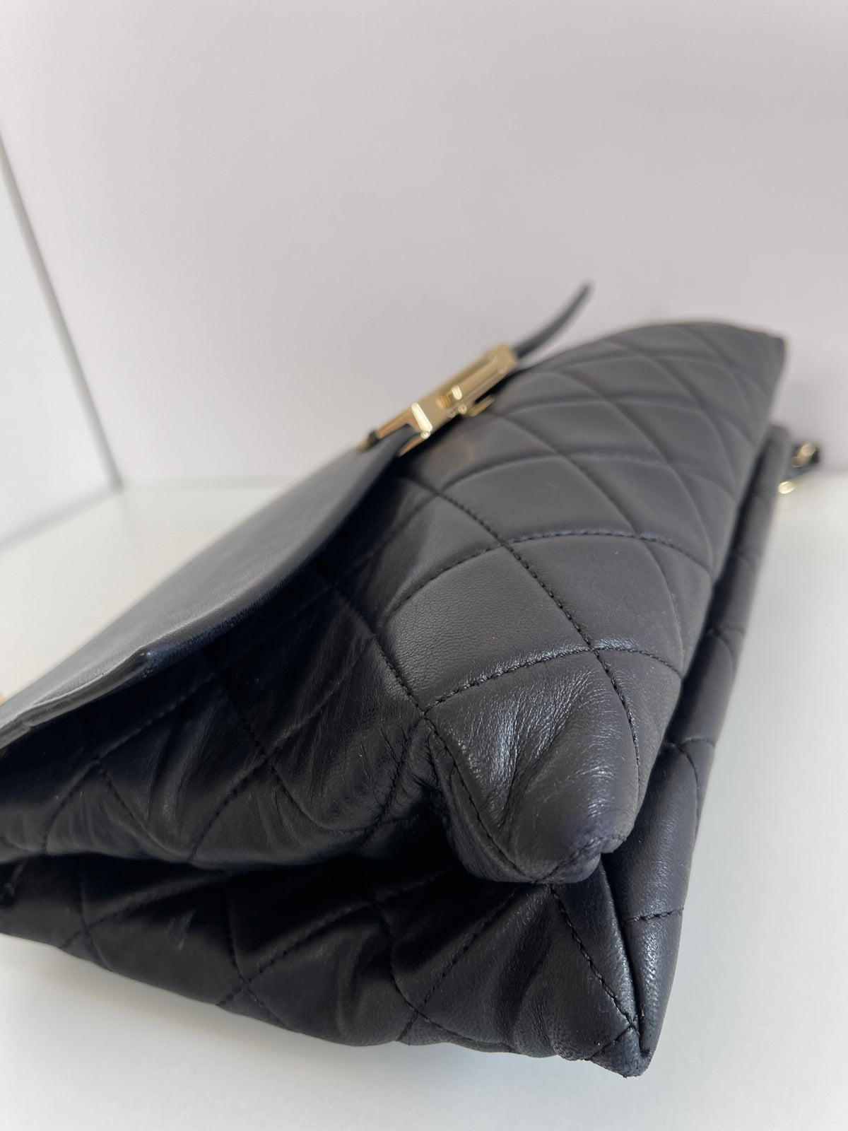 Chanel Retro Label Quilted Shoulder Bag