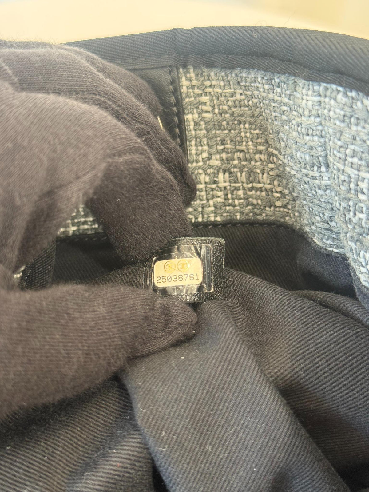 Chanel Black/Grey Tweed Medium Deauville Shopping Tote
