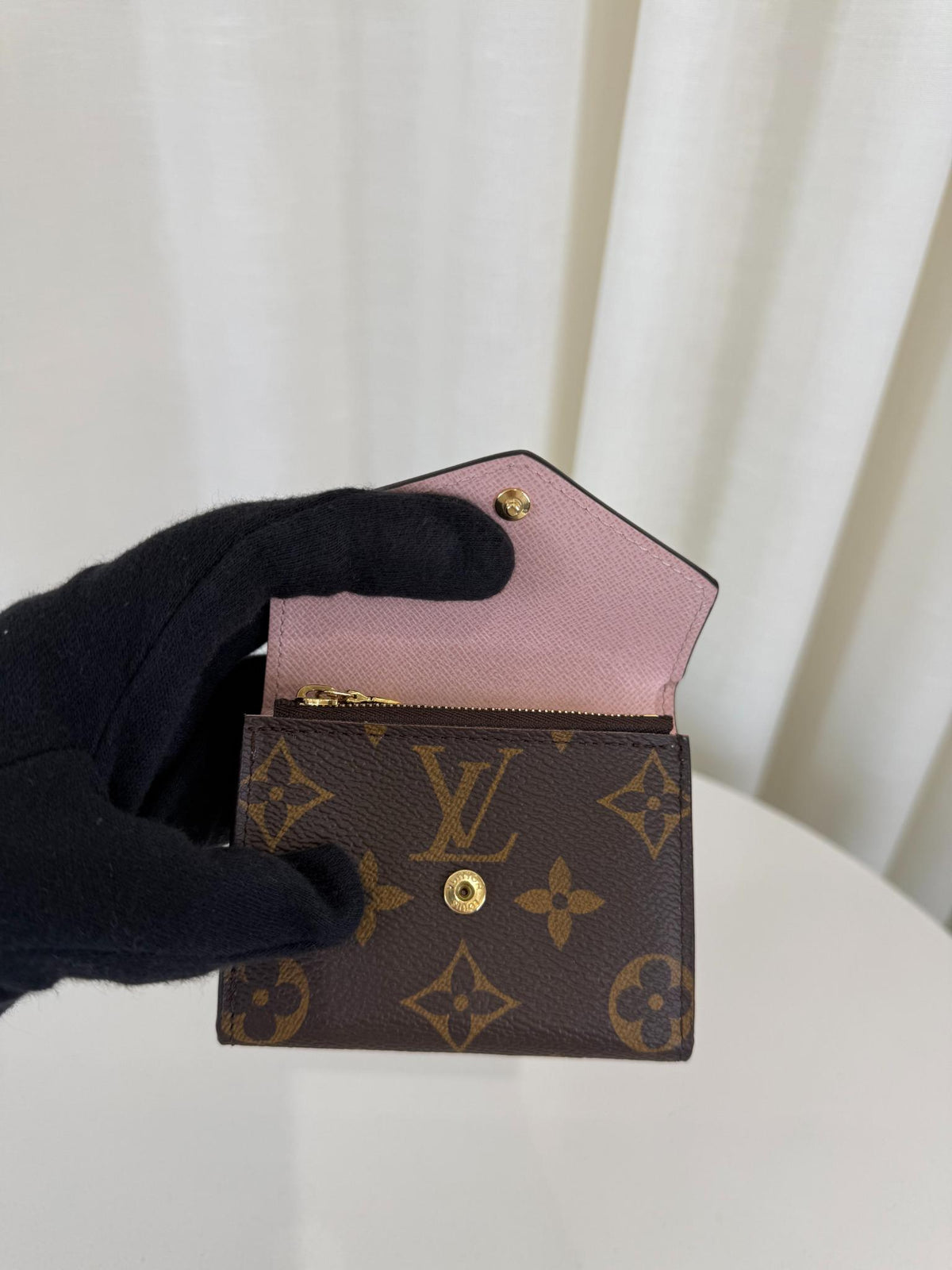 Louis Vuitton Zoé Wallet Monogram Canvas/Rose Ballerine