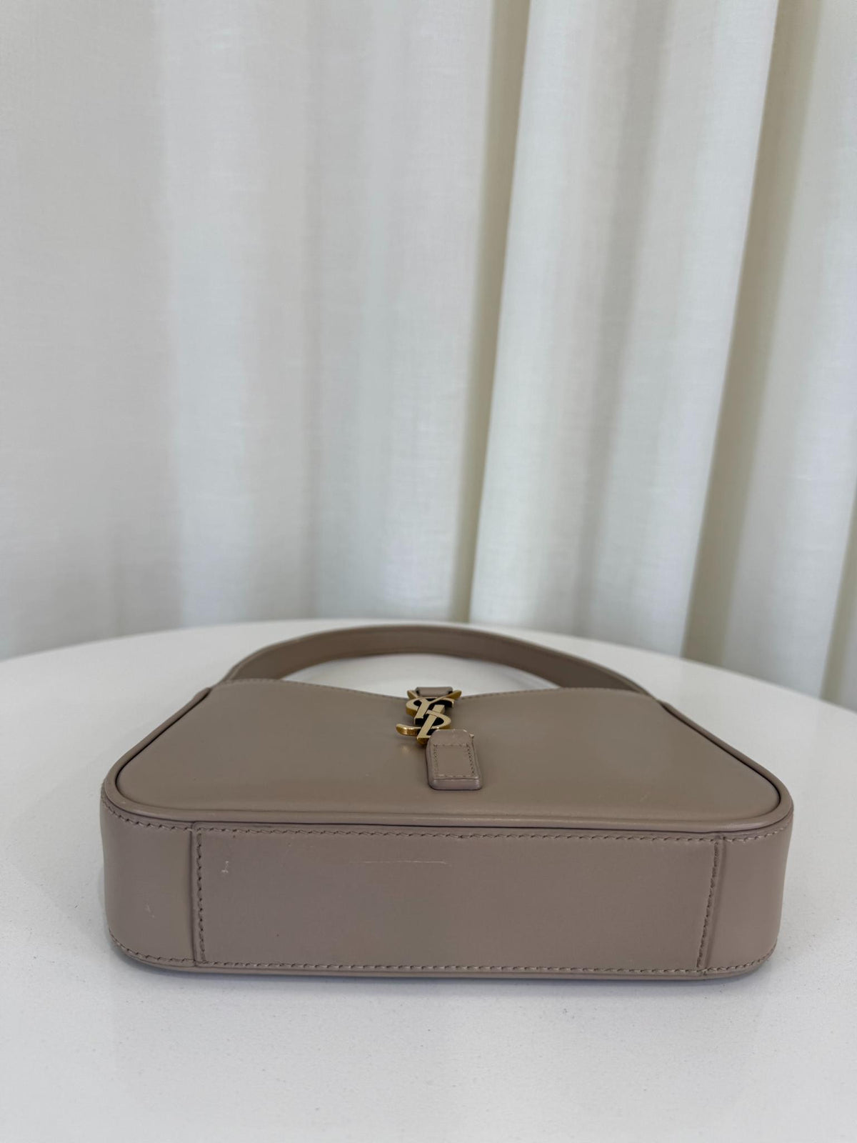 Saint Laurent Le 5 À 7 Smooth Leather Mini Hobo Bag