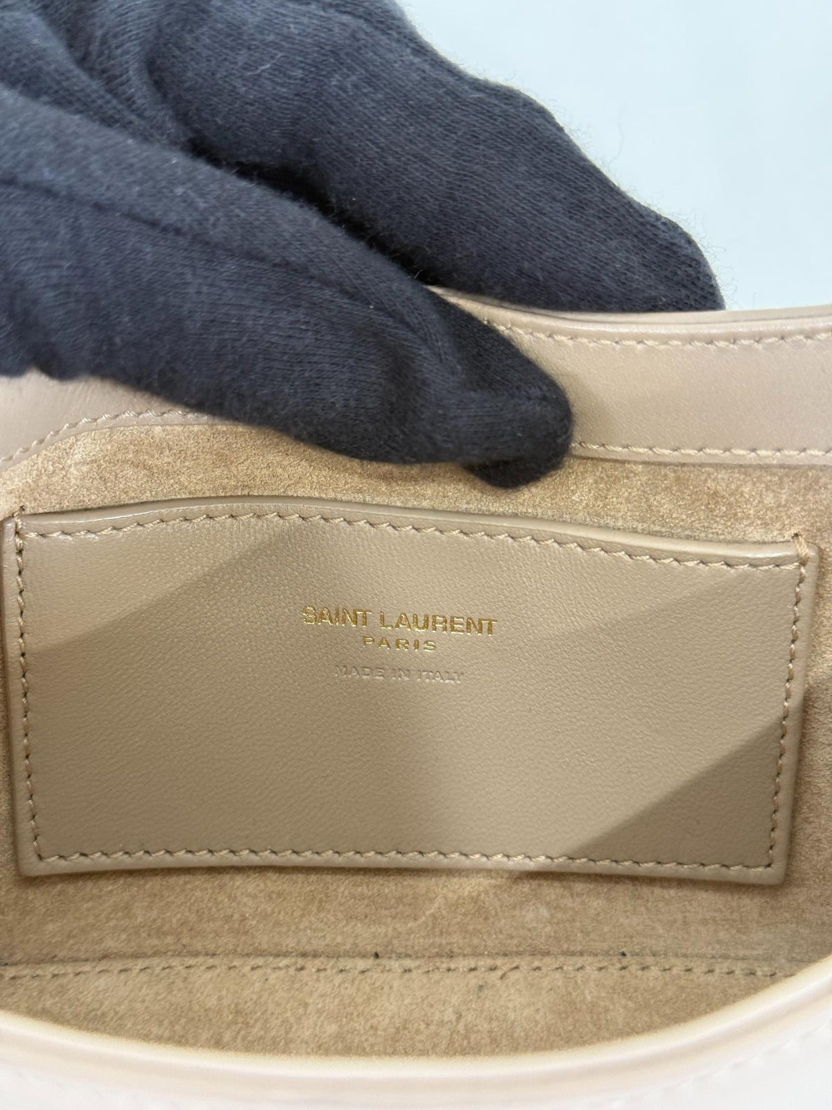 Saint Laurent Le 5 À 7 Smooth Leather Mini Hobo Bag