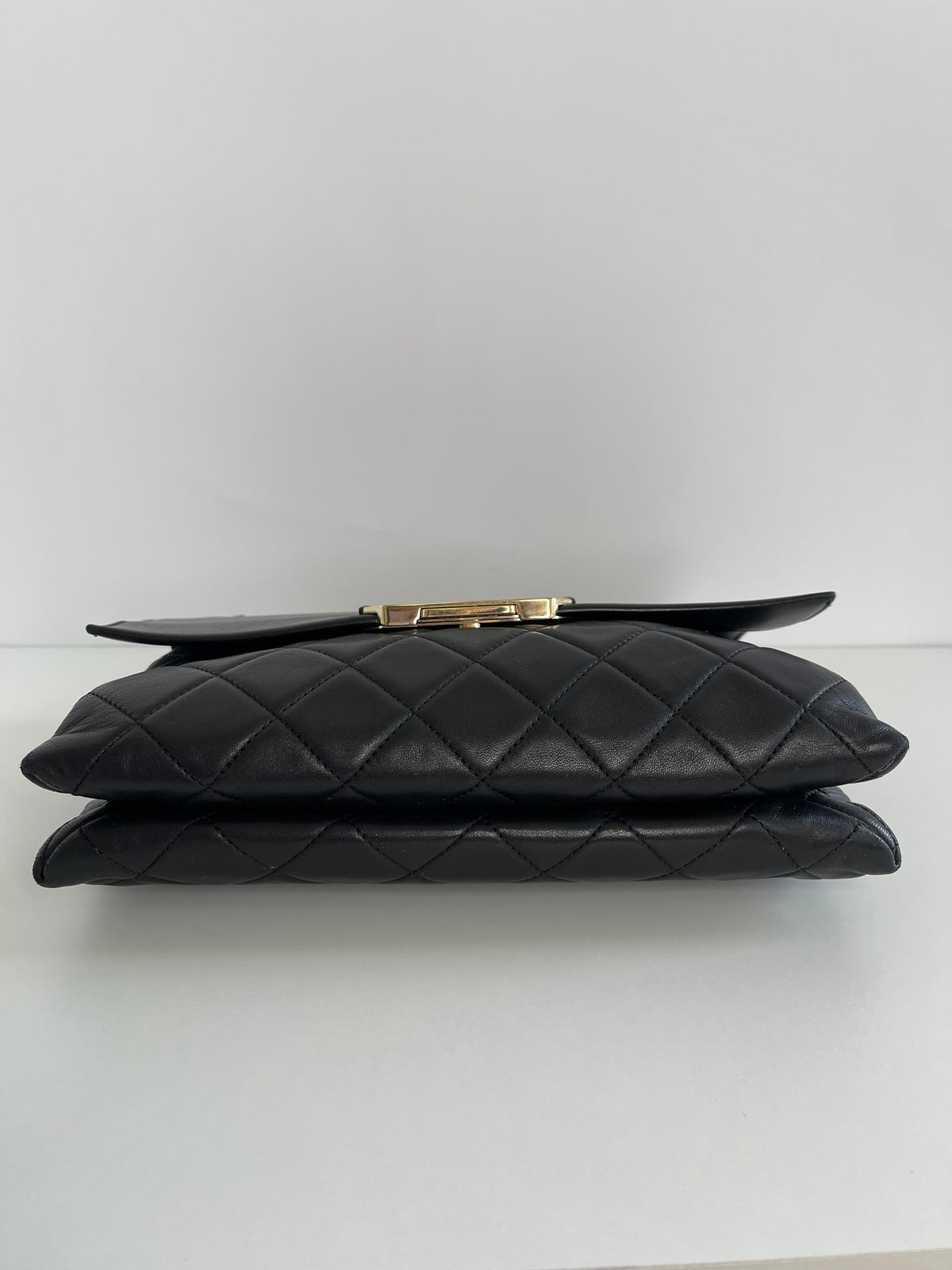 Chanel Retro Label Quilted Shoulder Bag