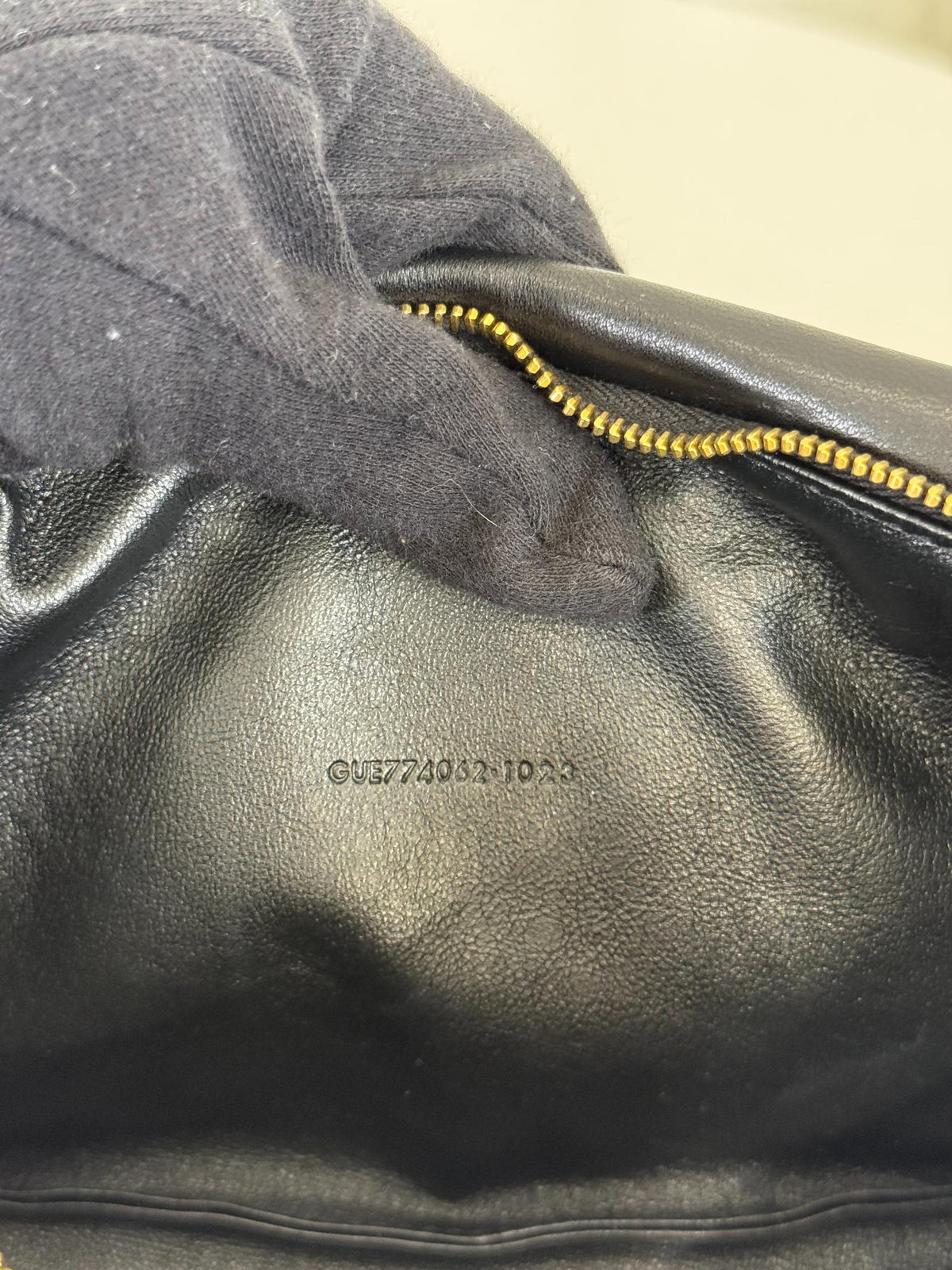 Saint Laurent Calypso Long Zipped Pouch Black