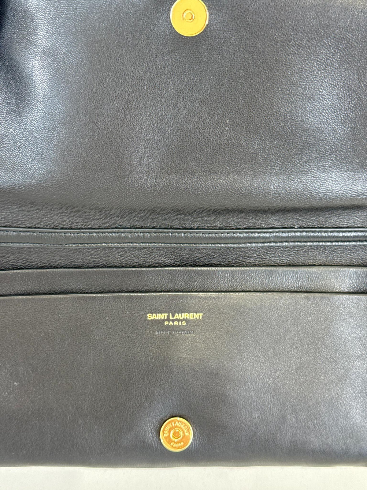 Saint Laurent Calypso Black Lambskin Mini Shoulder Bag