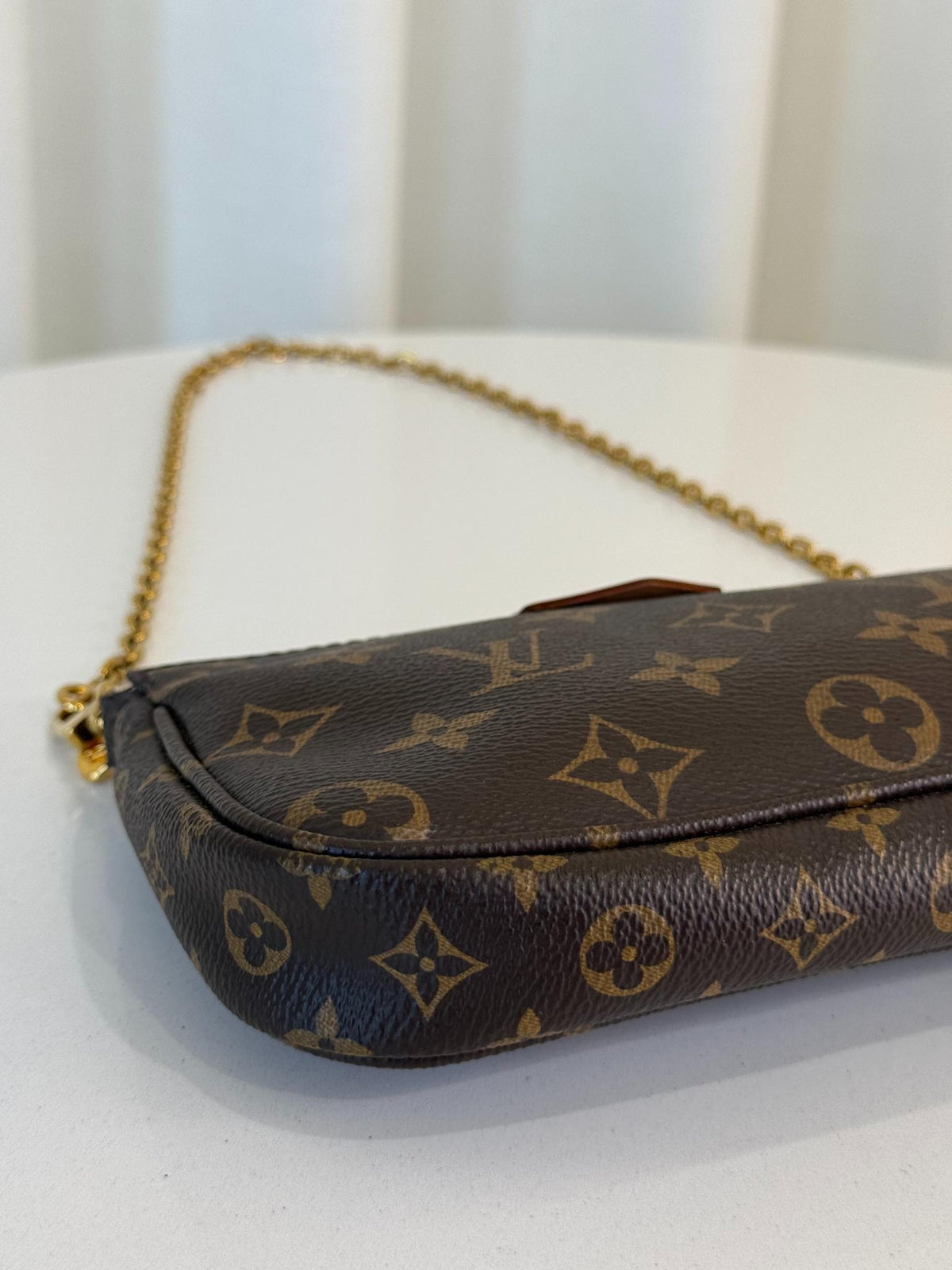 Louis Vuitton Multi Pochette Accessoires Khaki Strap Monogram Canvas