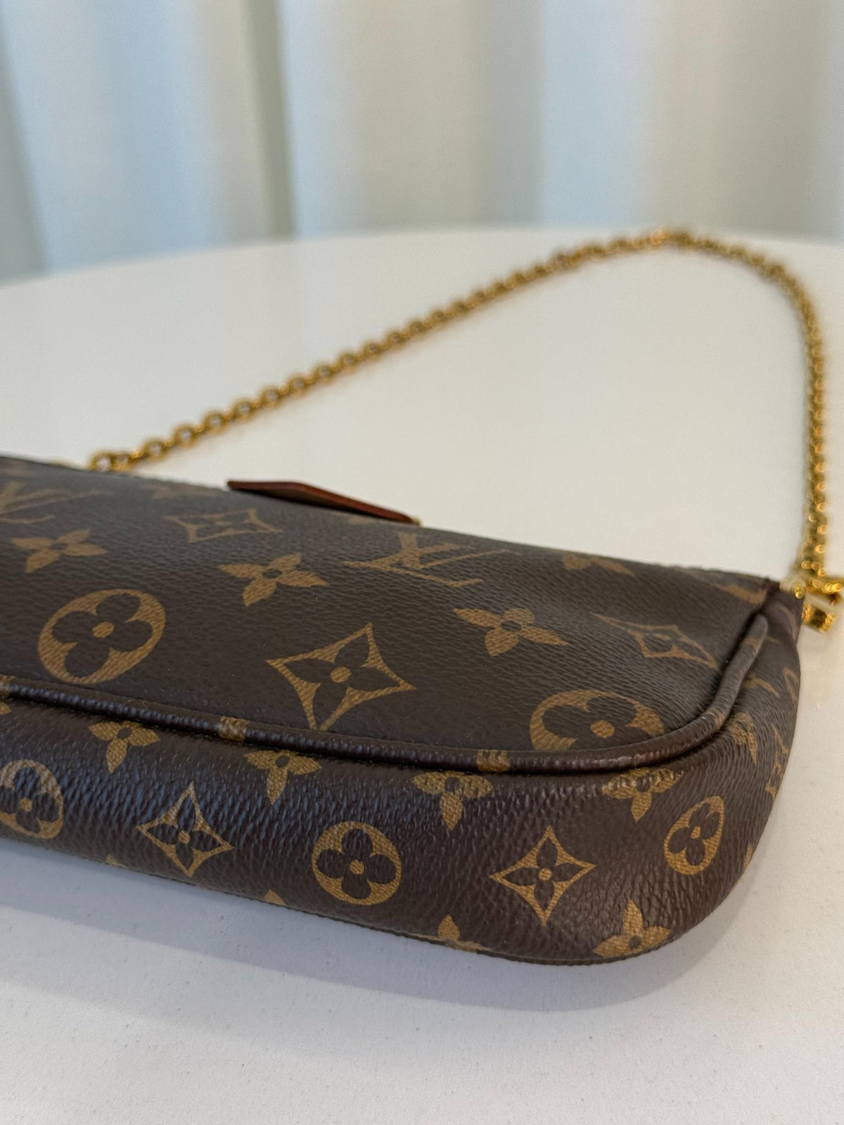 Louis Vuitton Multi Pochette Accessoires Khaki Strap Monogram Canvas