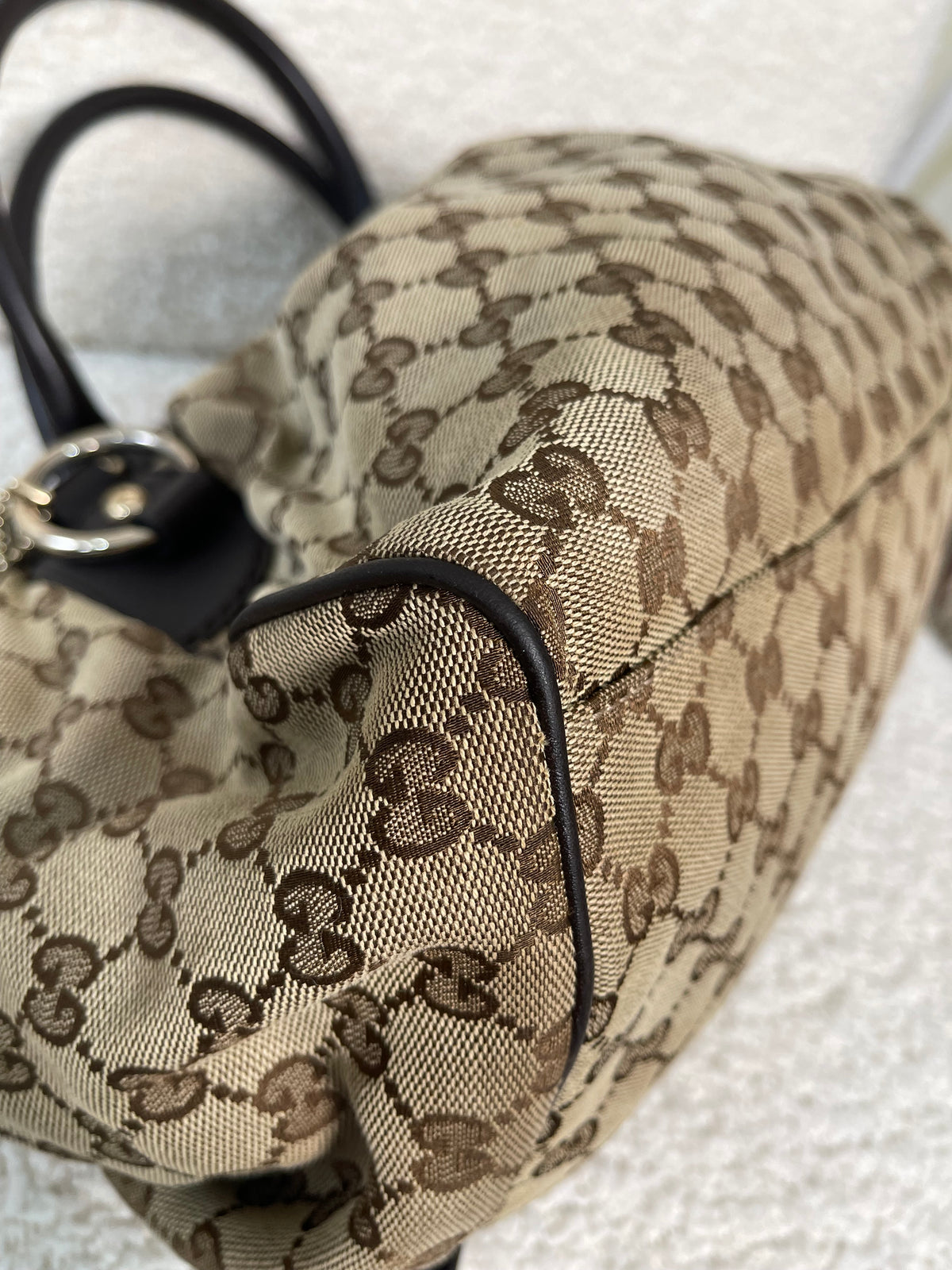 Gucci GG Canvas Sukey Boston Bag