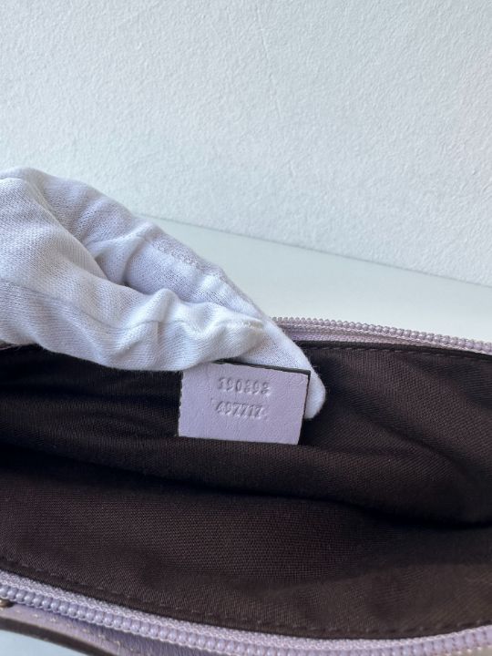 Gucci Monogram Pretty Boat Lilac Pochette