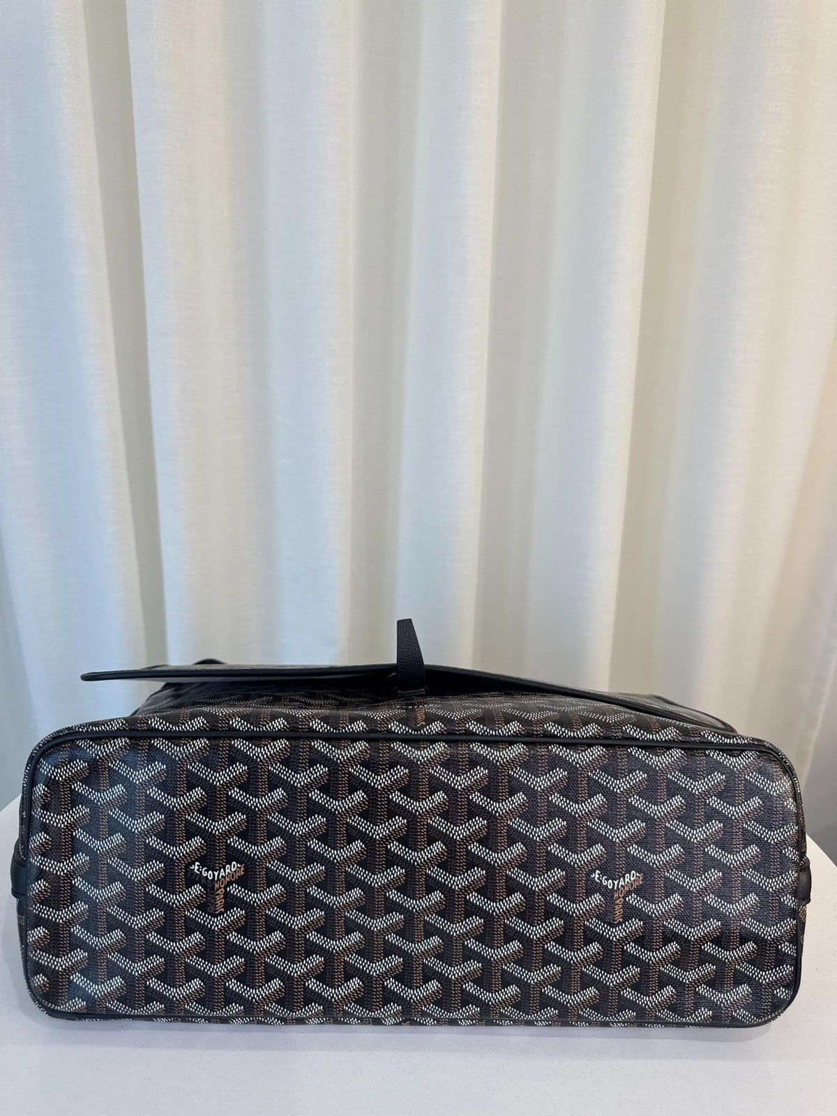 Goyard Goyardine Capetien Messenger Bag Black