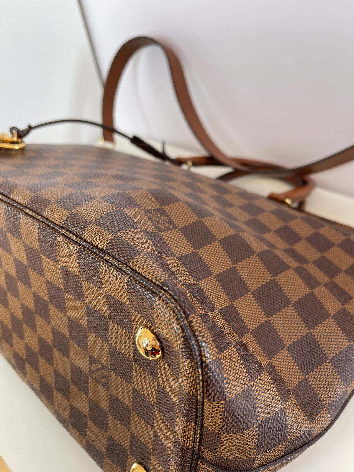 Louis Vuitton Damier Ebene Belmont 2Way Tote Bag