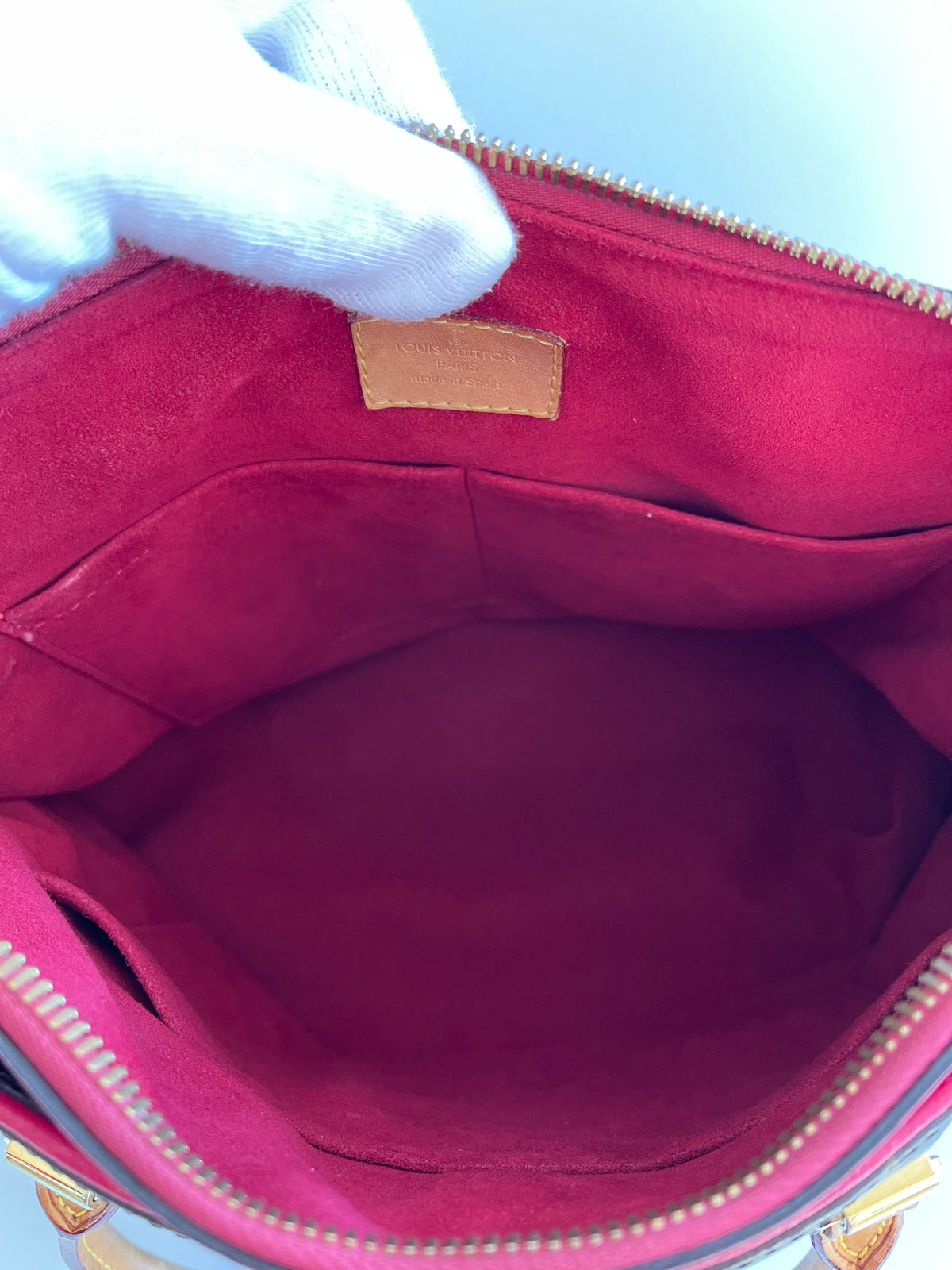 Louis Vuitton Pink Monogram Canvas Pallas MM Bag
