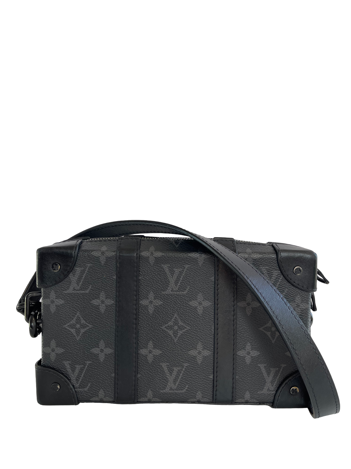 Louis Vuitton Soft Trunk Wallet Shoulder Bag Monogram Eclipse