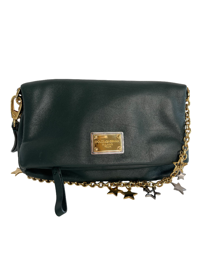 Dolce & Gabbana Green Soft Calfskin Small Bag