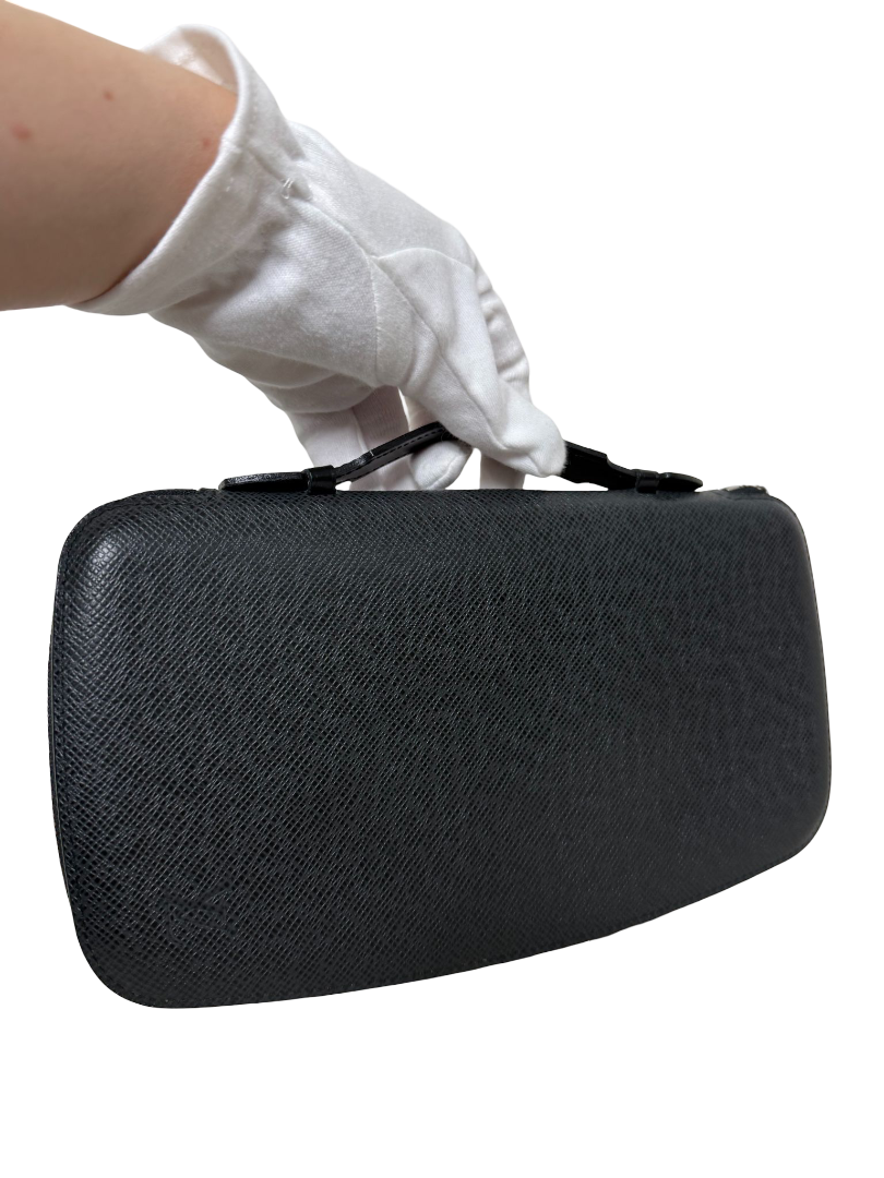 Louis Vuitton Long Wallet Organizer Atoll Taiga Black