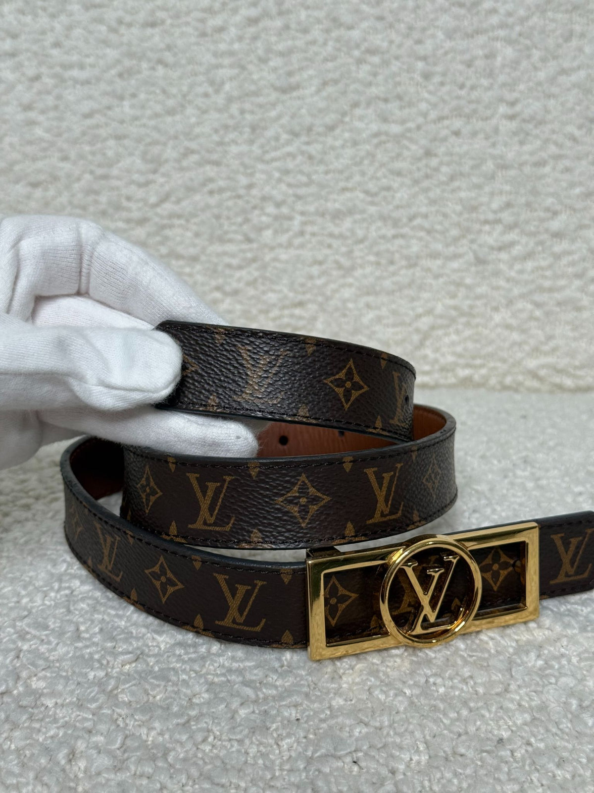 Louis Vuitton Dauphine Reversible Belt Monogram Canvas