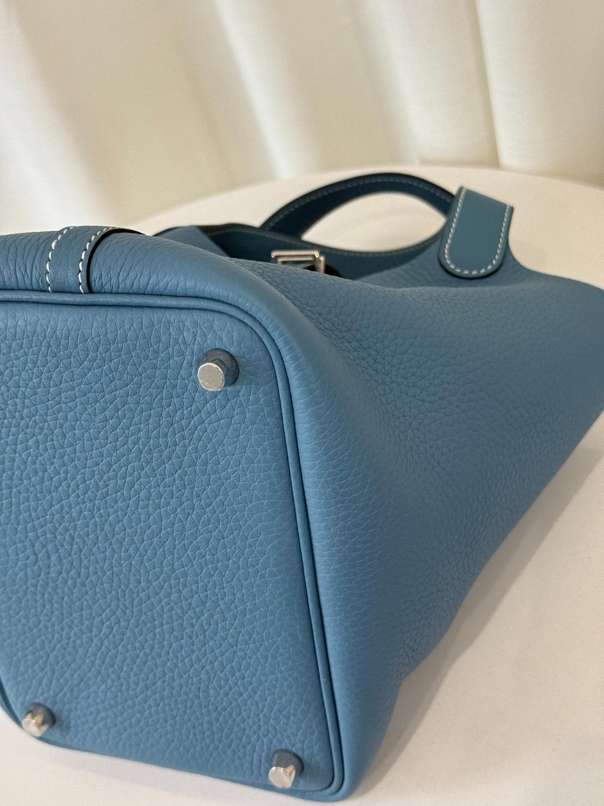 Hermès Picotin Lock 18 Bleu Jean Taurillon Clemence PHW