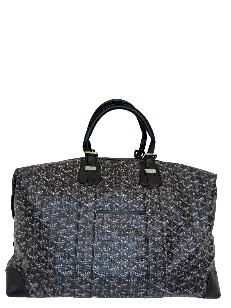 Goyard Goyardine Canvas Black Boeing 45 Duffle Bag
